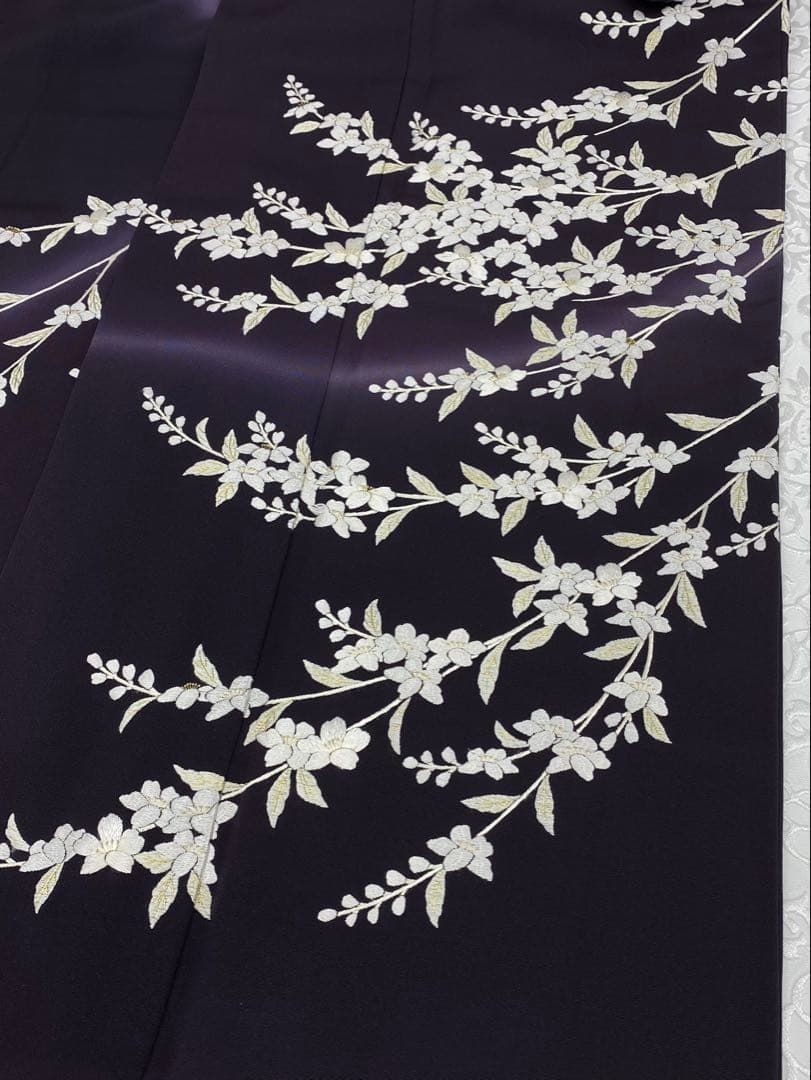 総刺繍 手刺繍 訪問着 花文様 金糸 正絹 ガード加工済 総刺繍 手刺繍 訪問着 花文様 金糸 正絹 ガード加工済 K573 - メルカリ