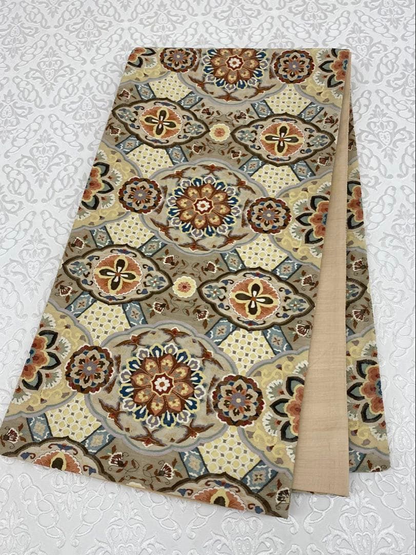 特選 明綴れ 手織 全通袋帯 豪華 華紋 金糸 未使用品 正絹 特選 明綴れ 手織 全通袋帯 豪華 華紋 金糸 正絹 K561 - メルカリ