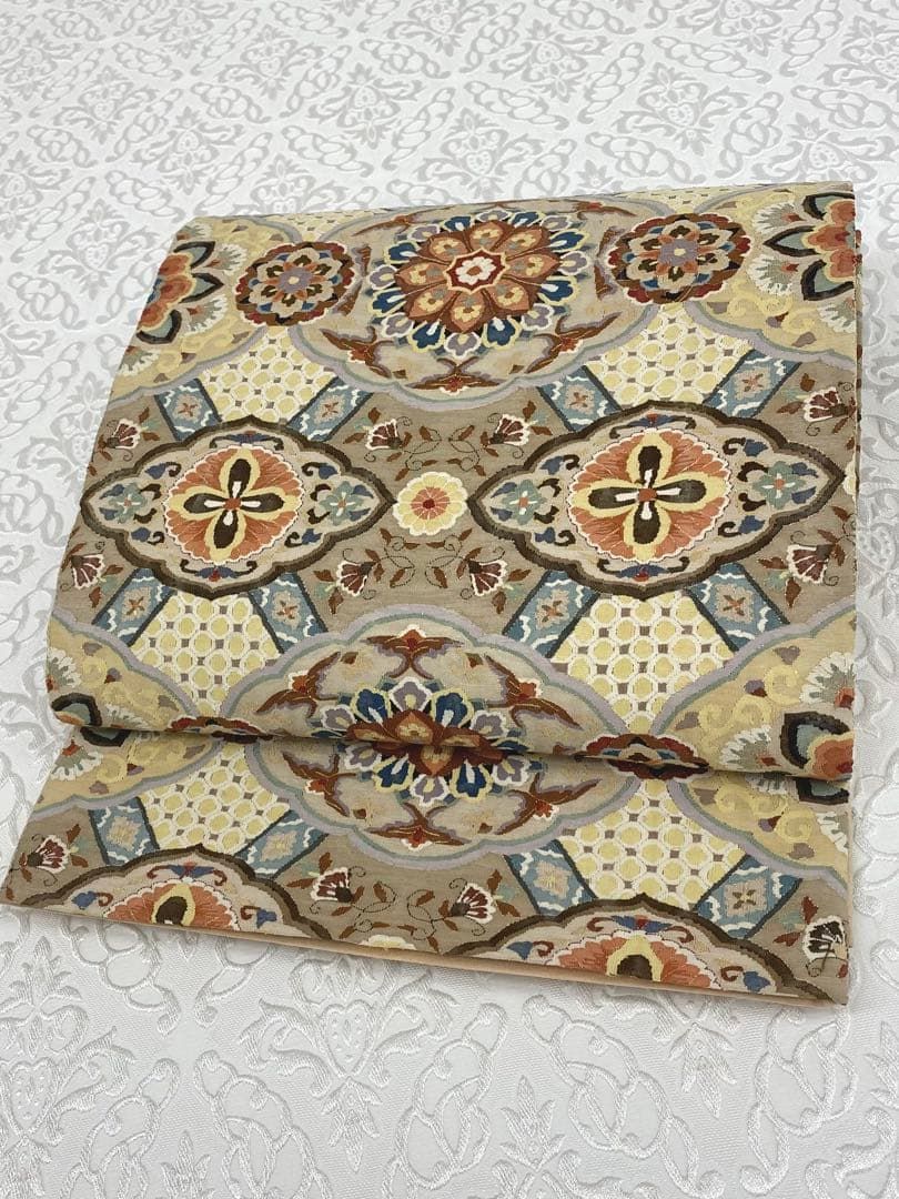 特選 明綴れ 手織 全通袋帯 豪華 華紋 金糸 未使用品 正絹 特選 明綴れ 手織 全通袋帯 豪華 華紋 金糸 正絹 K561 - メルカリ