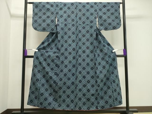 平和屋着物 久留米絣 吉祥文 綿 正絹 CAAY8232gh