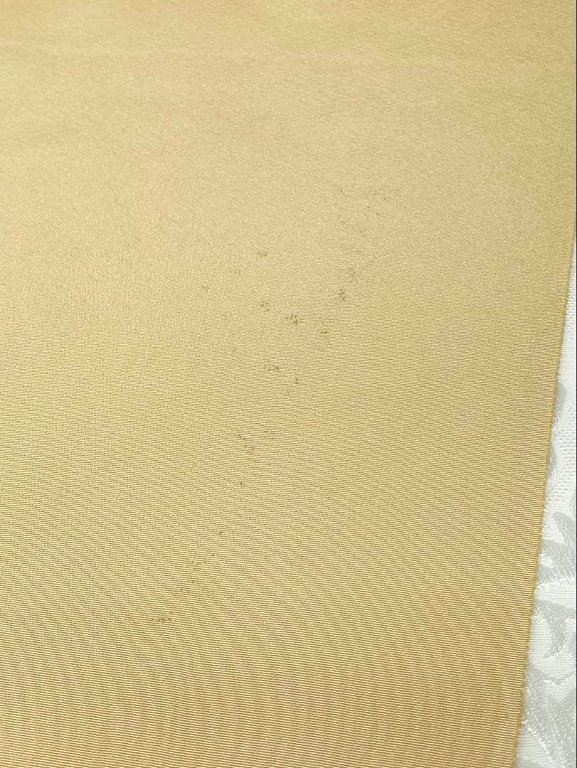 人間国宝 福田喜重 落款入 付け下げ 反物 金彩 浜ちりめん 正絹 八掛