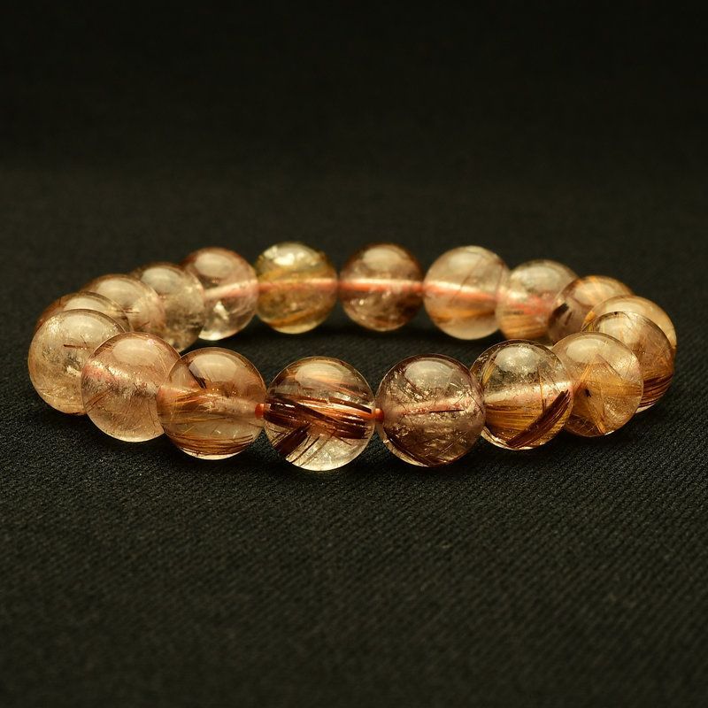 濃密な輝きが美しい】 タイガールチル ブレスレット 11mm 一点物