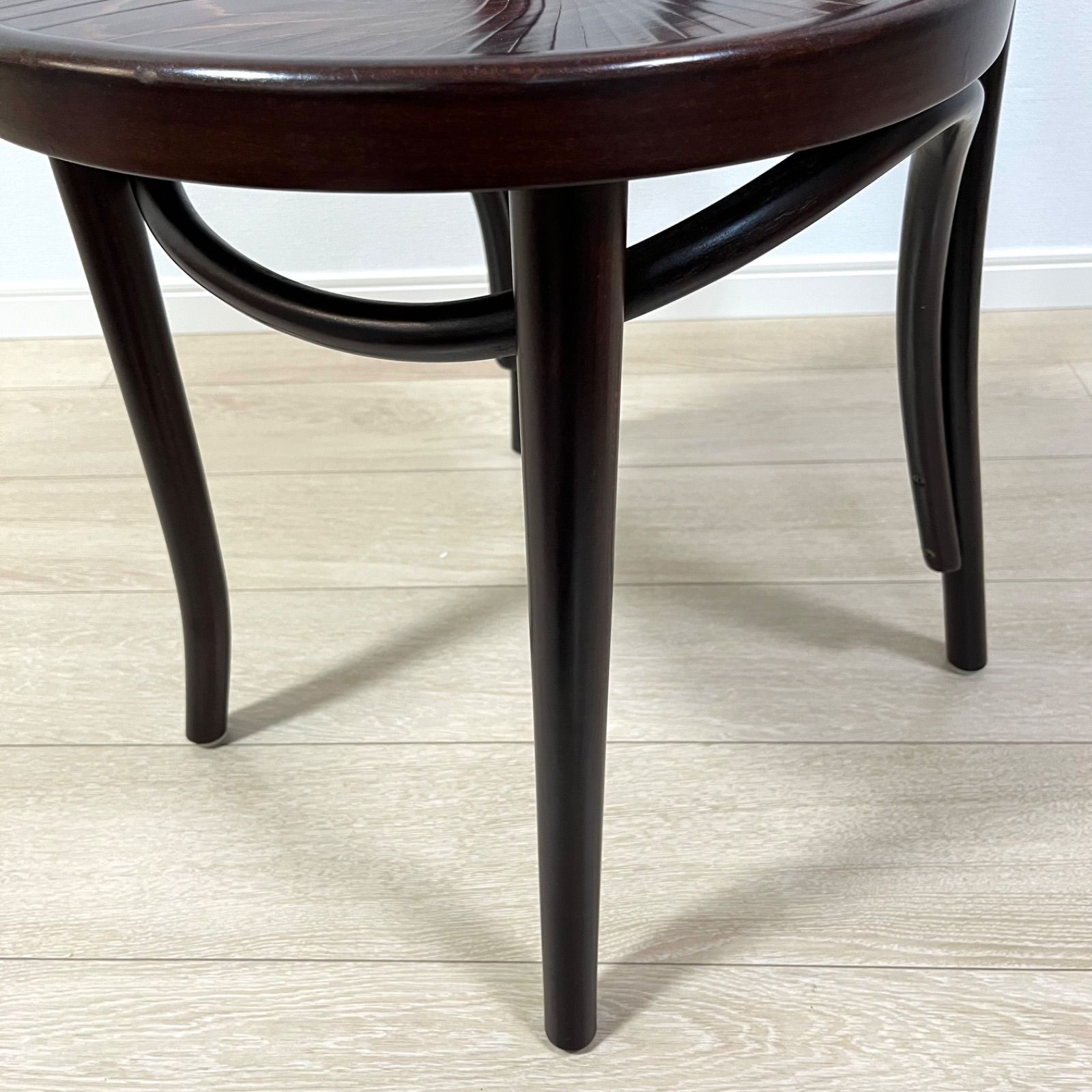 た58【秋田木工 No.202系 無垢曲木チェア】ベントウッドチェア ブナ材