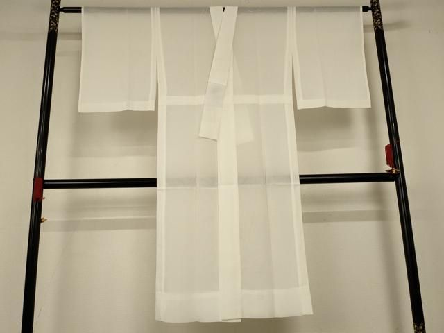 平和屋着物 夏物 長襦袢 絽 白色 洗える着物 AABC3427jd