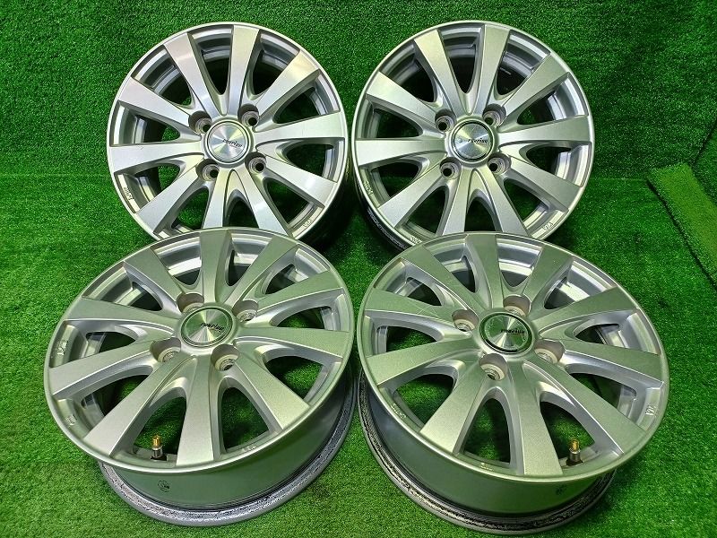 社外 ラブリオン ウェッズ ﾊﾟｯｿ ホイール アルミ シルバー 13インチ 5 00 B 4穴 4本 100 36