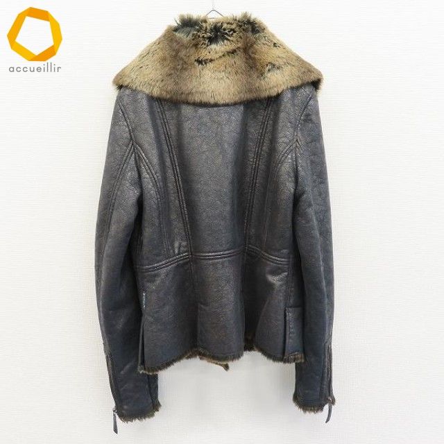 アルマーニジーンズ Armani Jeans フェイクレザー ライダース