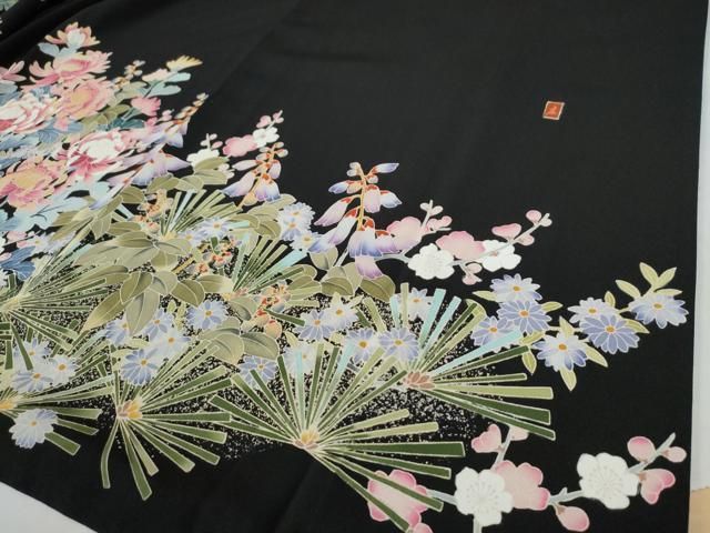 平和屋着物○世界的人形師 辻村寿三郎 ジュサブロー 色留袖 霞文 暈し