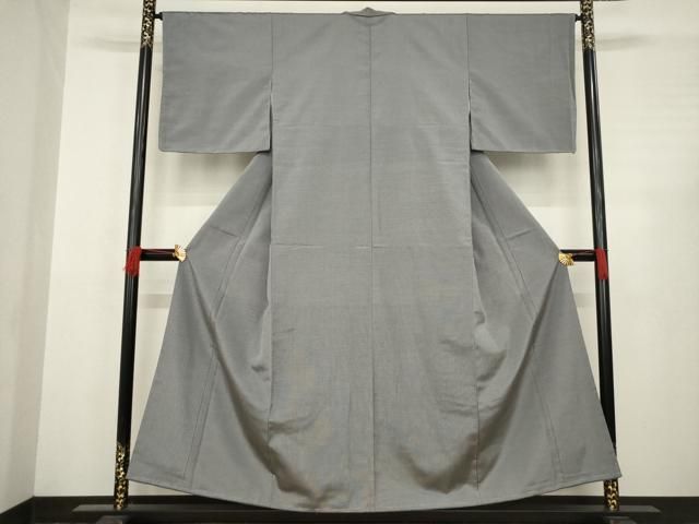 平和屋着物 本塩沢 やまだ織 正絹 AABC4172ck