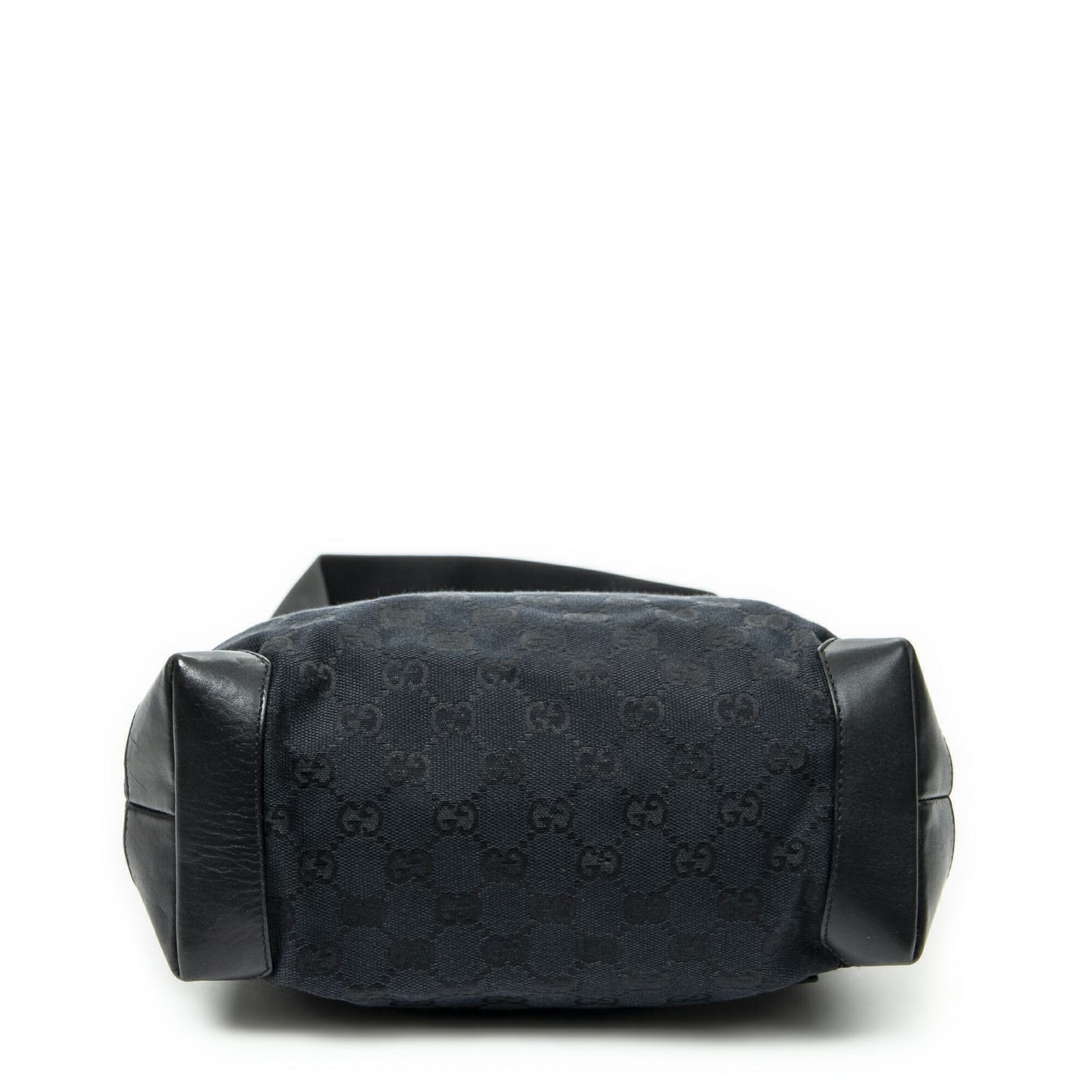 GUCCI グッチフロントポケットジップトート黒GGキャンバスA