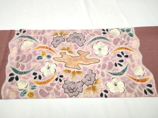 平和屋着物○九寸開き名古屋帯 絞り 辻が花 正絹 逸品 CAAZ4156hy