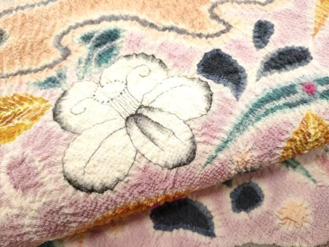 平和屋着物○九寸開き名古屋帯 絞り 辻が花 正絹 逸品 CAAZ4156hy