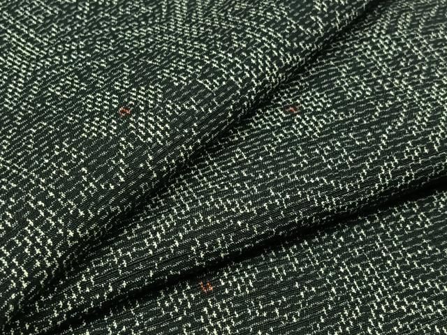 平和屋着物 上質な紬 単衣 亀甲花文 正絹 AABC6777jh