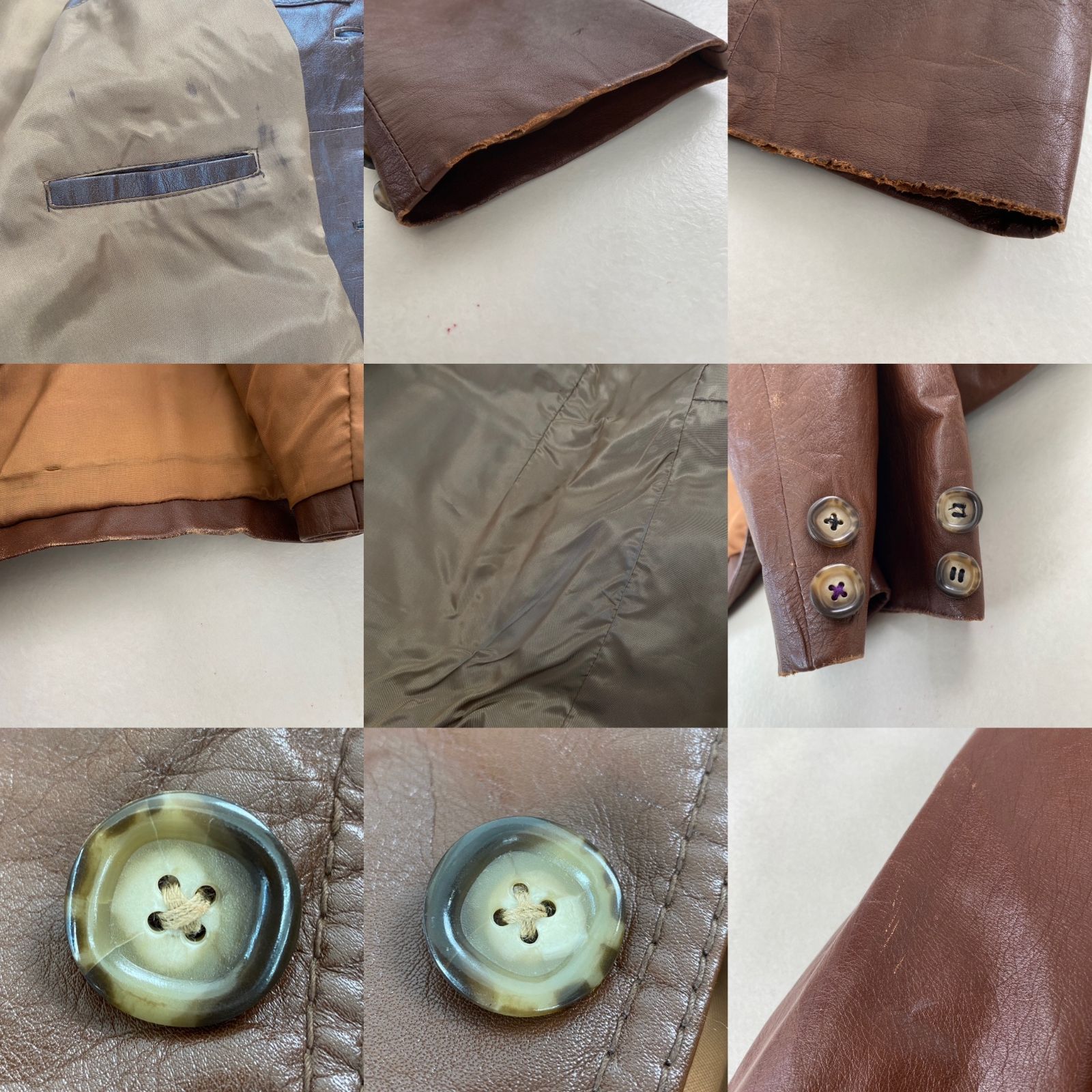 BARACUTA レザージャケット カーコート 希少 ブラウン ヴィンテージ  