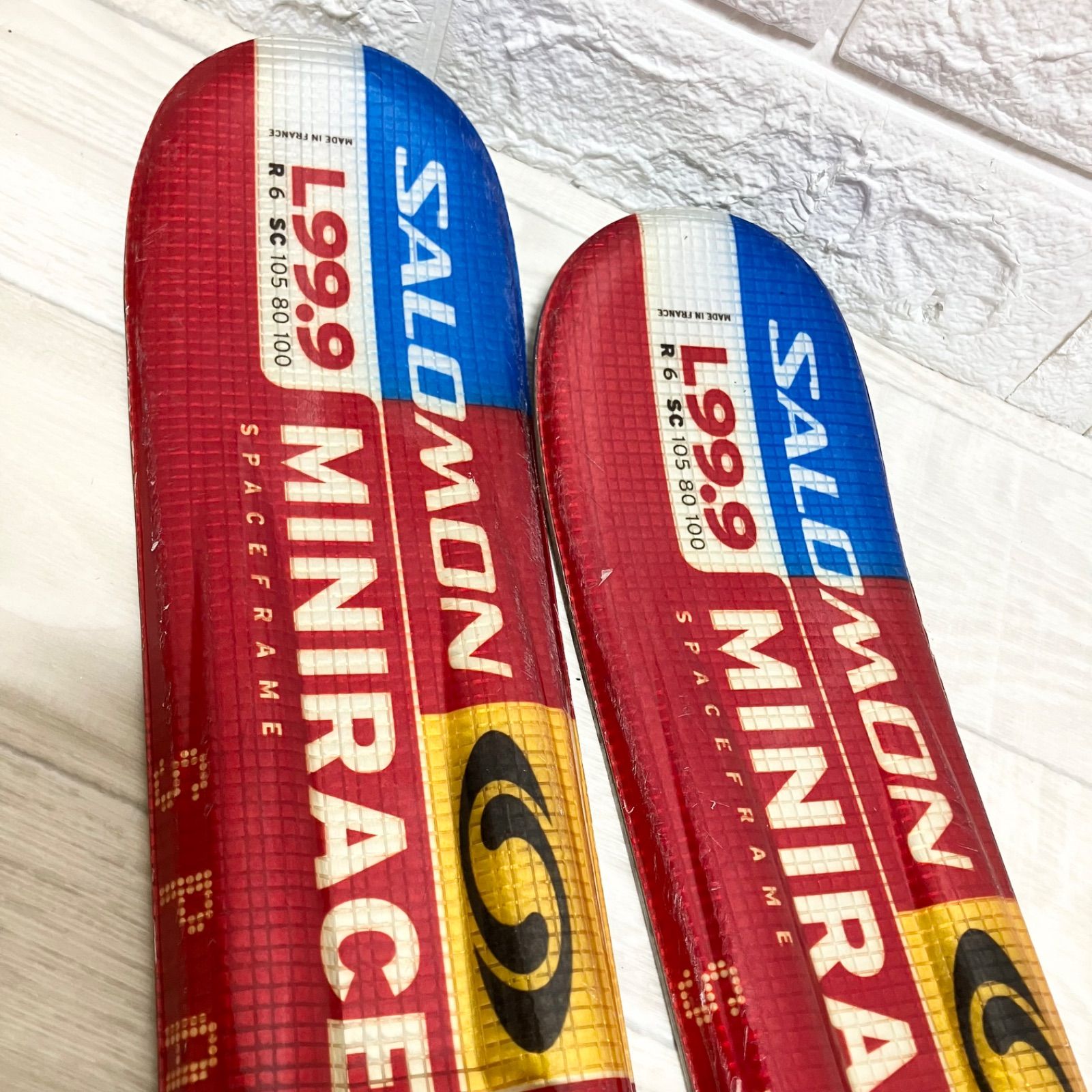 サロモン　スノーブレード　 L99.9ファンスキー　ショートスキー サロモン ミニレース salomon MINIRACE L99.9 ファンスキー ショート