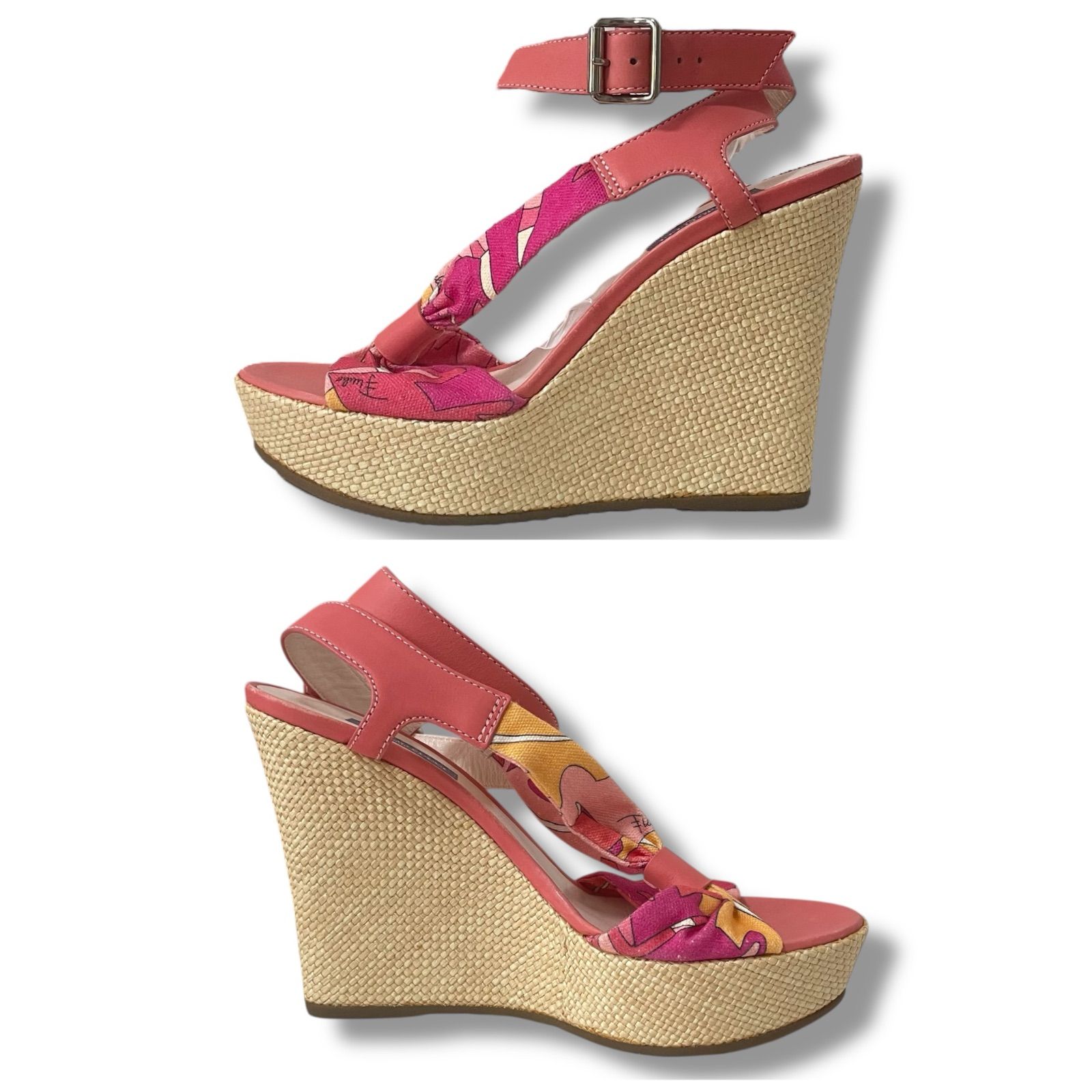 EMILIO PUCCI エミリオプッチ ウエッジサンダル 厚底 プラットフォーム