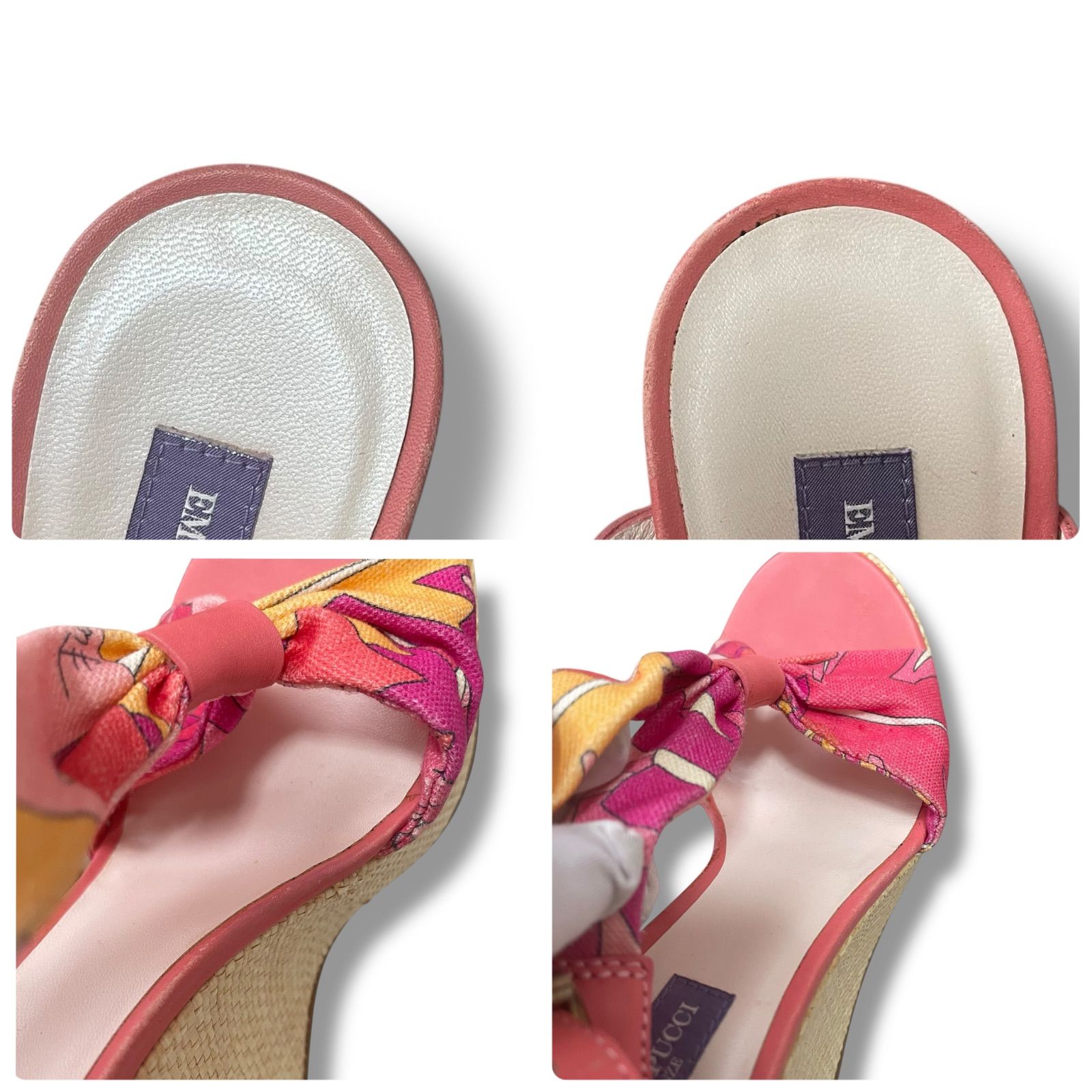 EMILIO PUCCI エミリオプッチ ウエッジサンダル 厚底 プラットフォーム