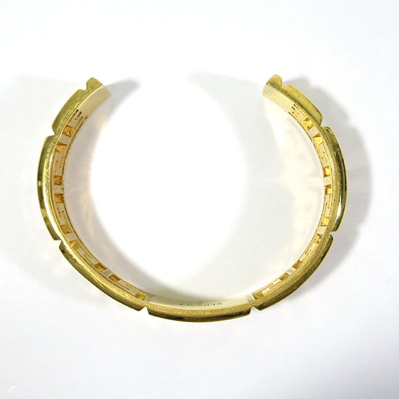 VERSACEゴールドフォークデザインバングル VERSACE◇バングル/-/GLD