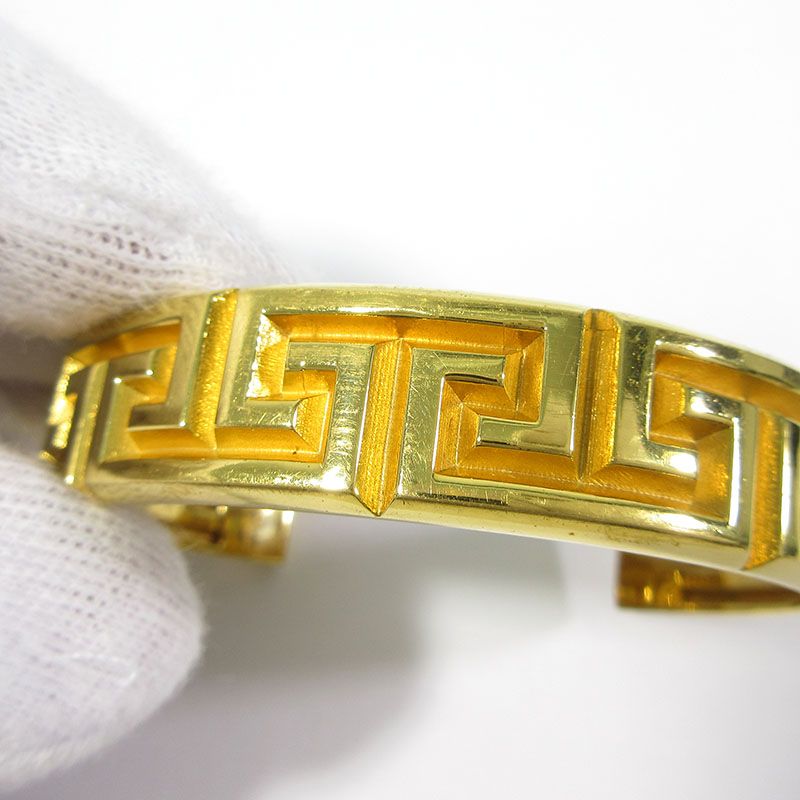 三重本店】 中古 VERSACE | ヴェルサーチ バングル グリーク グレカ