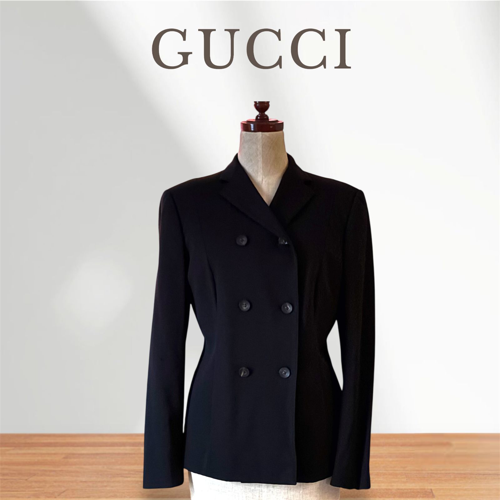 GUCCIブラックジャケット GUCCI ブラックジャケット ブラック GUCCI - Jacket Tailored ミケーレ期