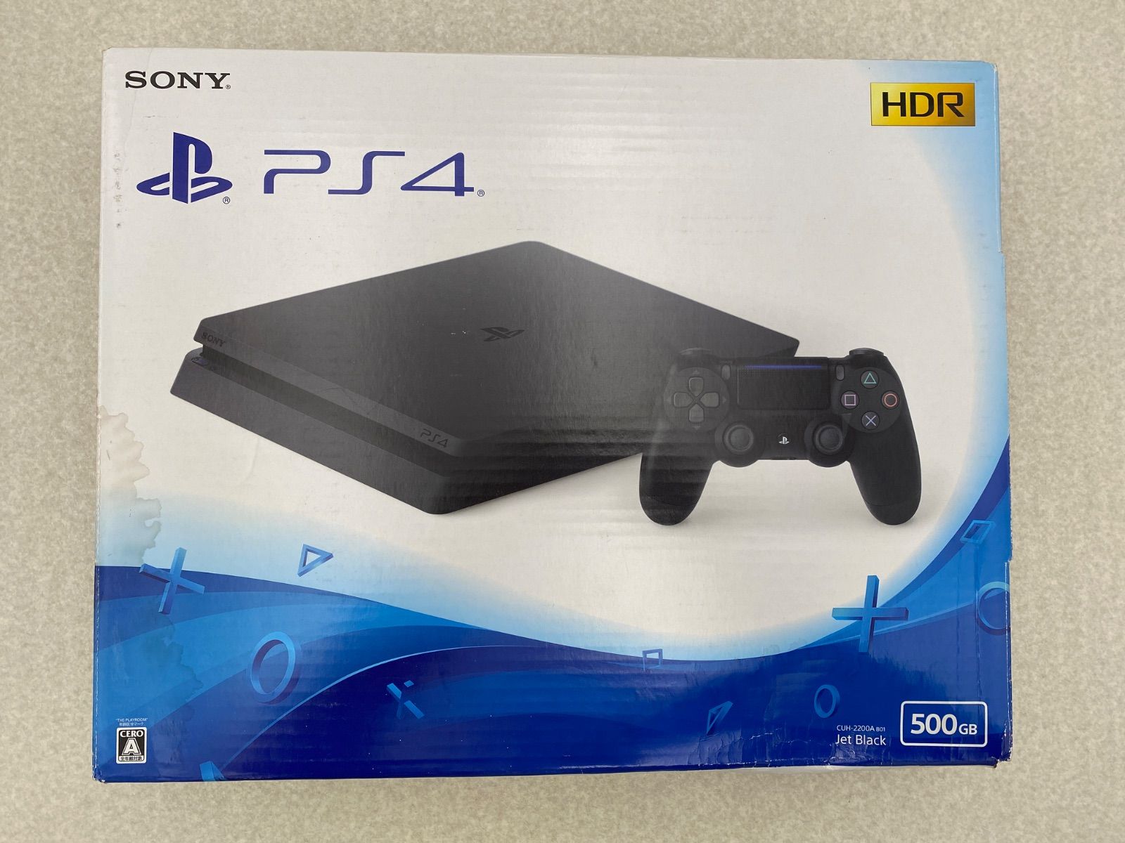 PlayStation 4 ジェット・ブラック 500GB (CUH-2200A B01) 動作品