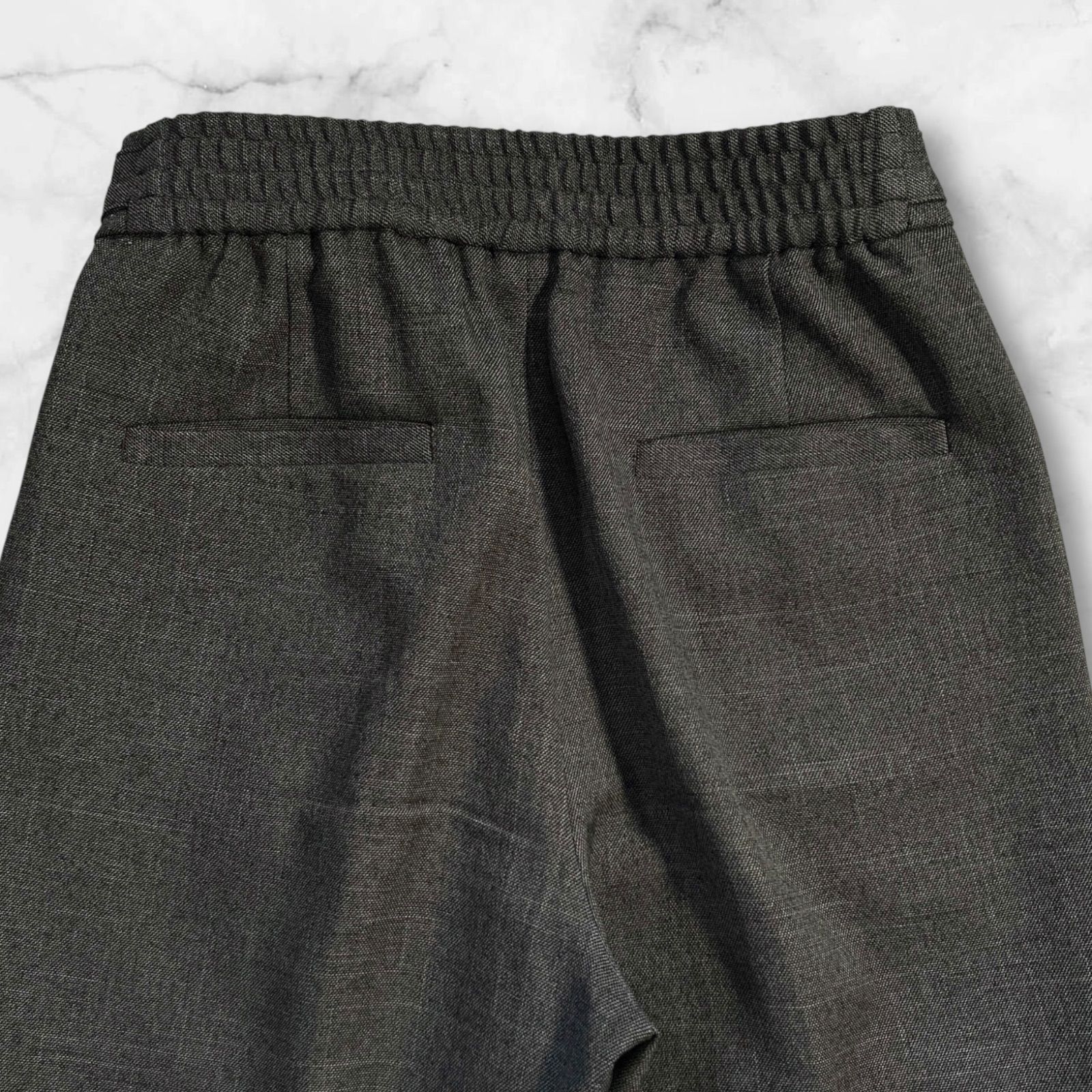 グリーンレーベルリラクシング 38 ノーカラージャケット ツータック