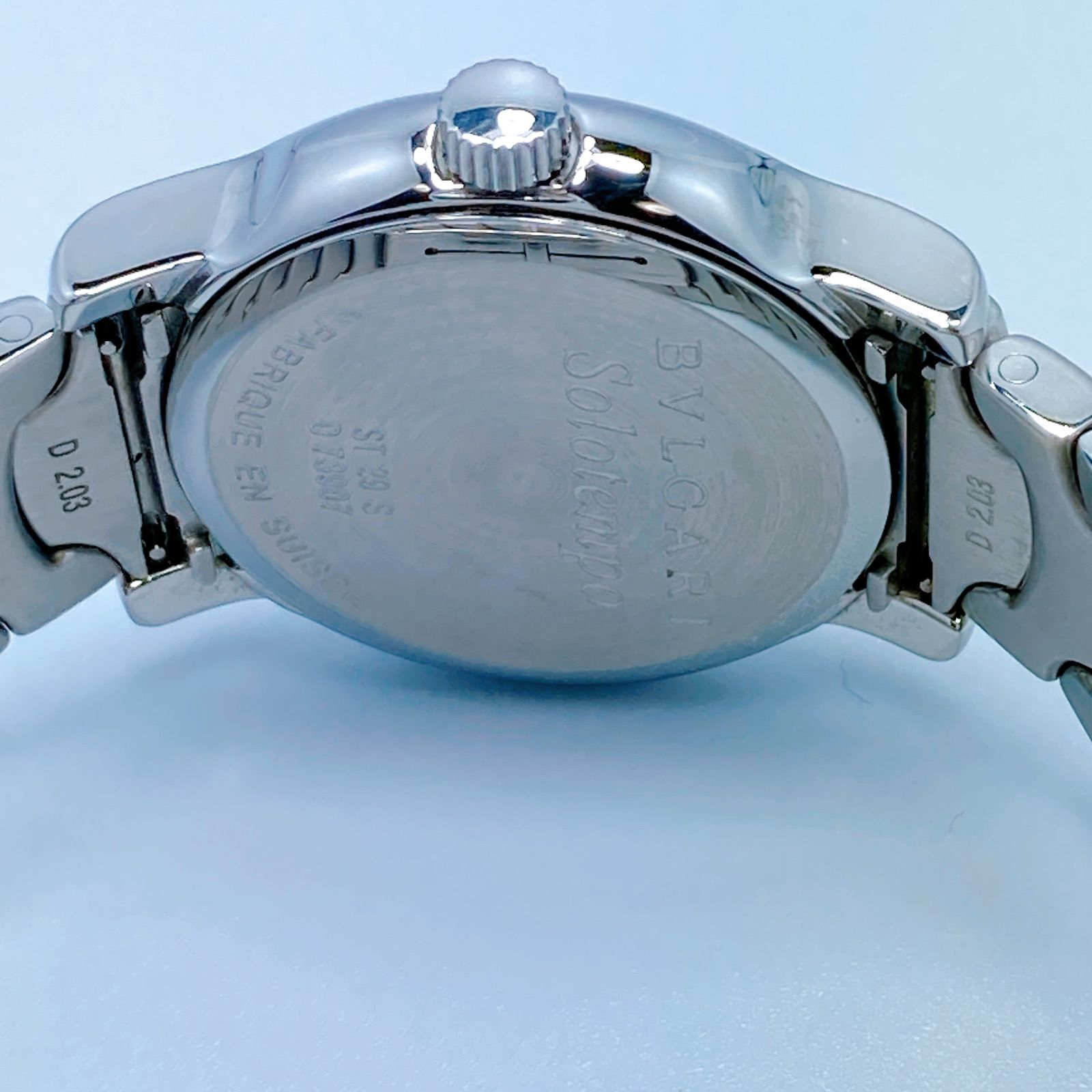 530 ブルガリ　ソロテンポ　ST29S 10Pダイヤ　ラウンド　腕時計 530 ブルガリ ソロテンポ ST29S 10Pダイヤ ラウンド 腕時計 - メルカリ