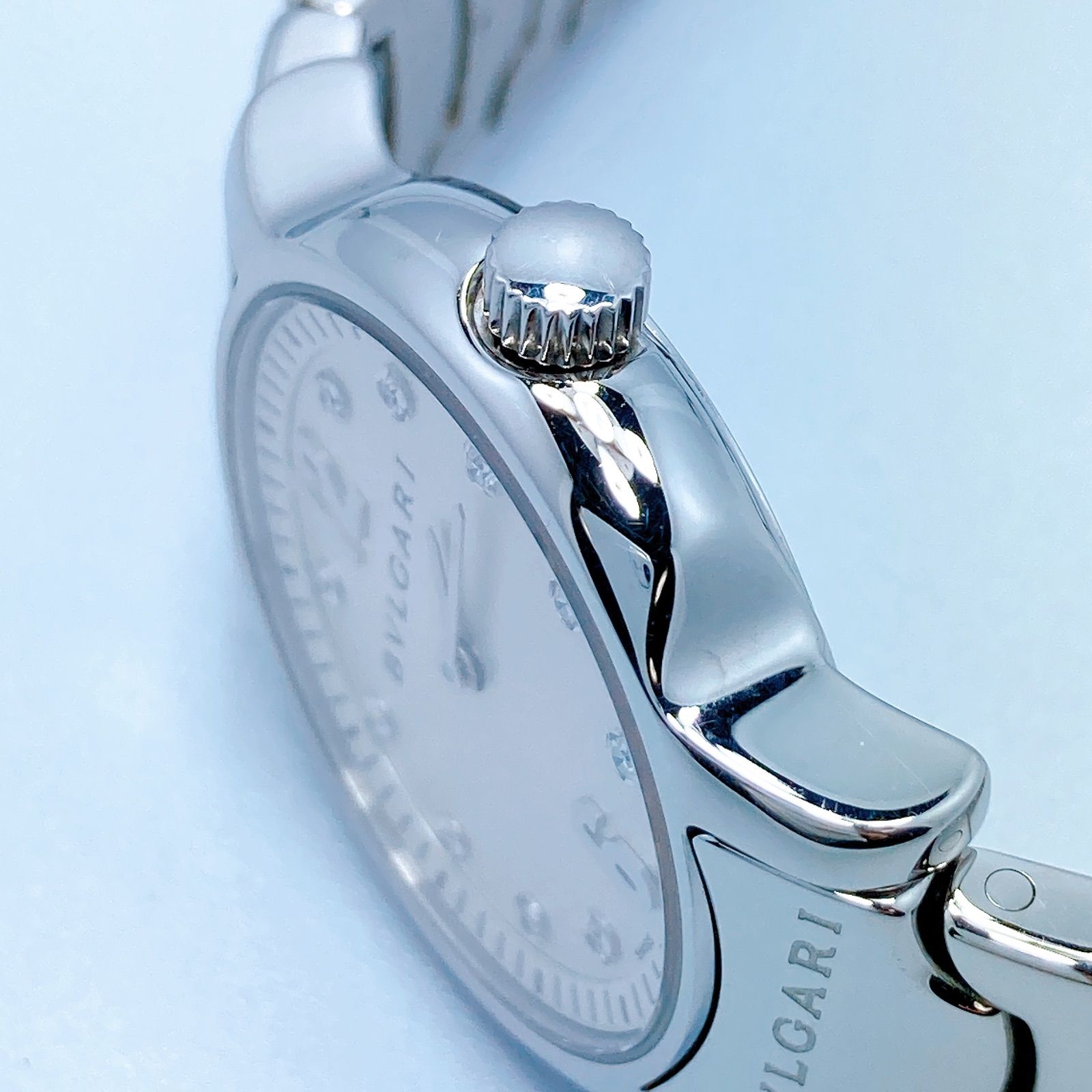 530 ブルガリ　ソロテンポ　ST29S 10Pダイヤ　ラウンド　腕時計 530 ブルガリ ソロテンポ ST29S 10Pダイヤ ラウンド 腕時計 - メルカリ