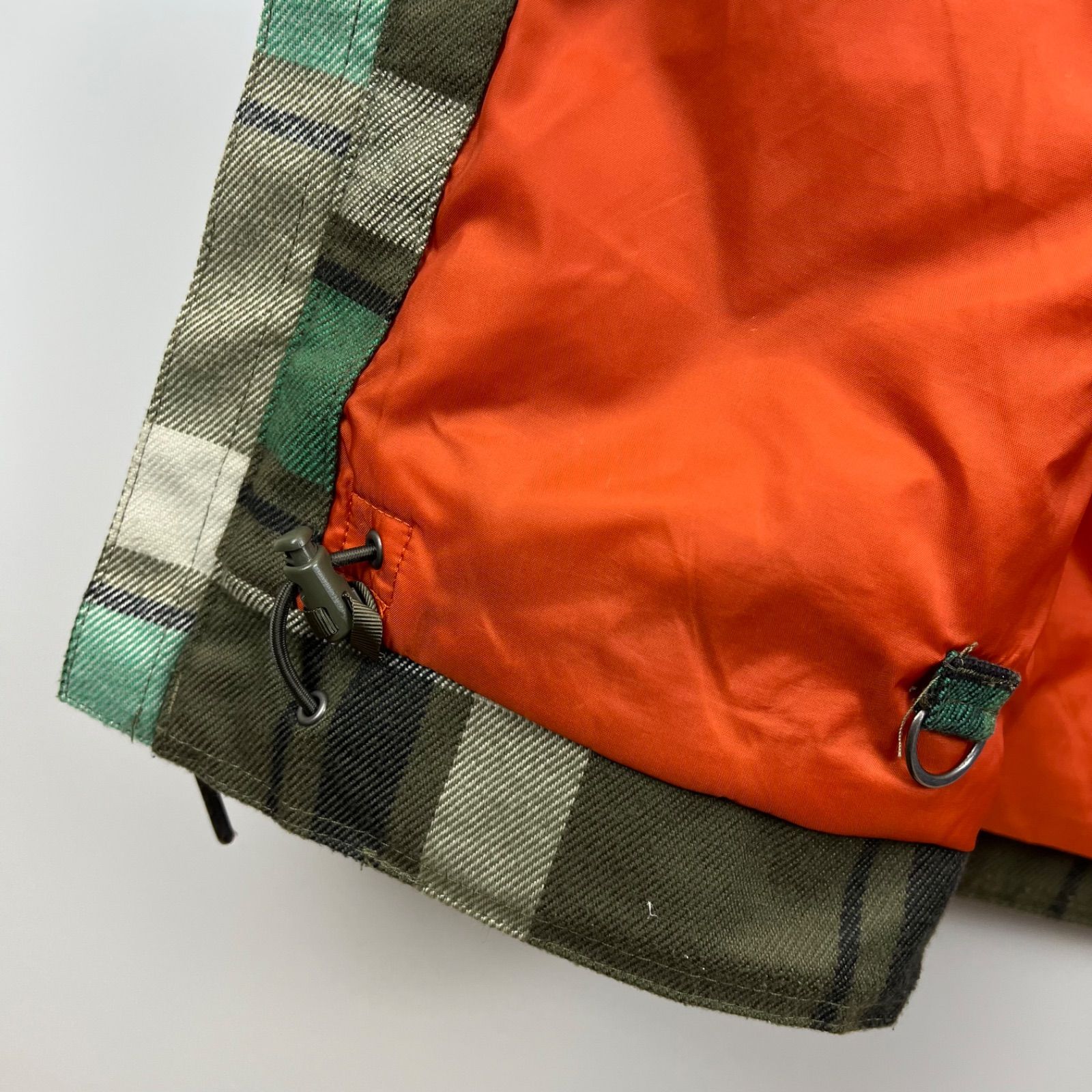 BURTON SNOWBOARDS sweat hoodie plaid jacket S バートン