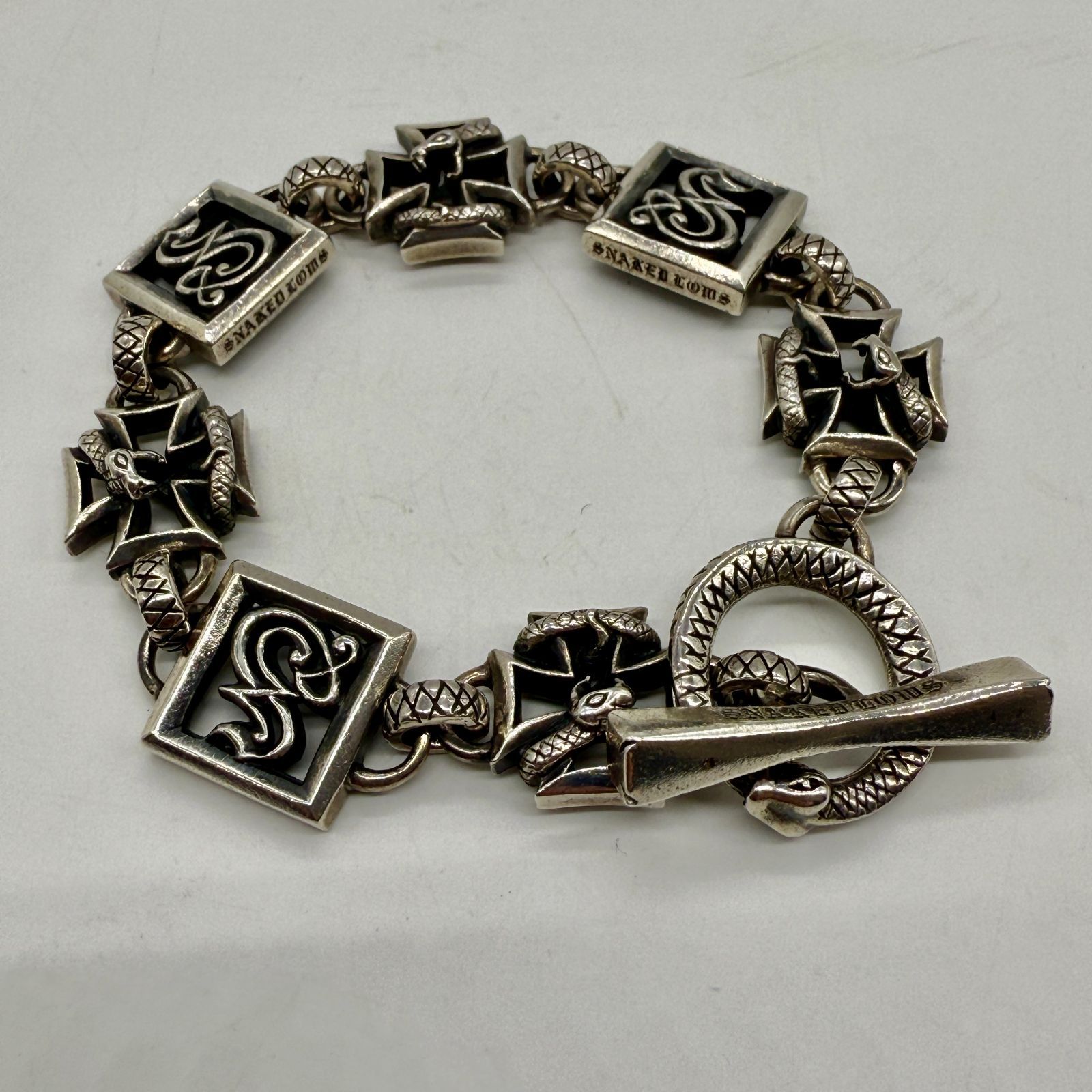 DEAL DESIGN スネイキッドロウズブレス　中古 DEAL DESIGN ディールデザイン sn-001-l SNAKEDLOWS スネイキッド