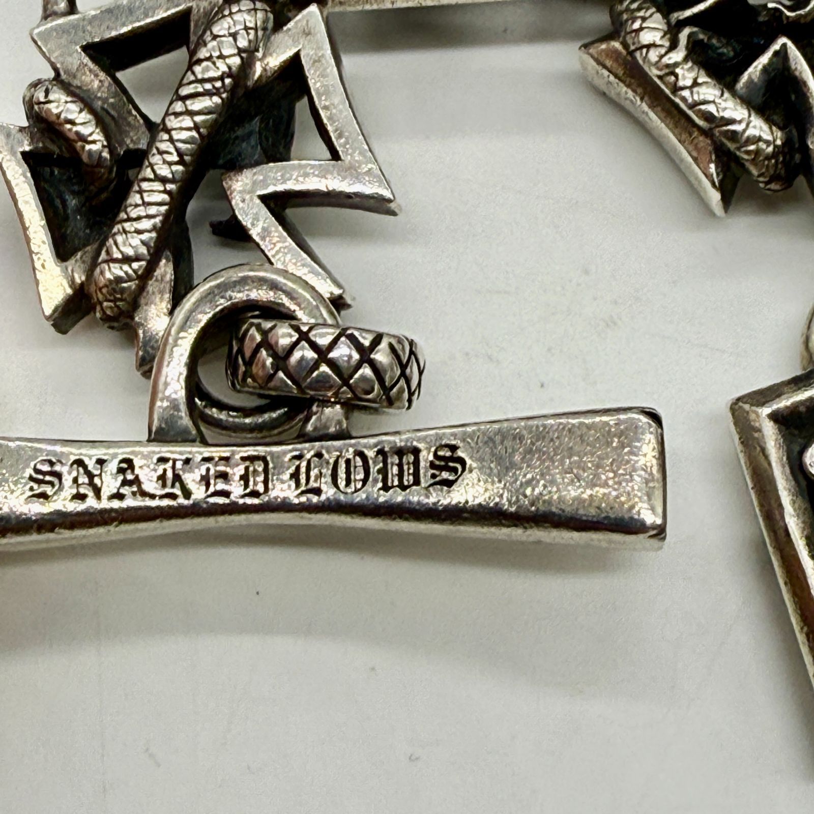 DEALDESIGN スネイキッドロウズブレス ブレスレット シルバー バイカー