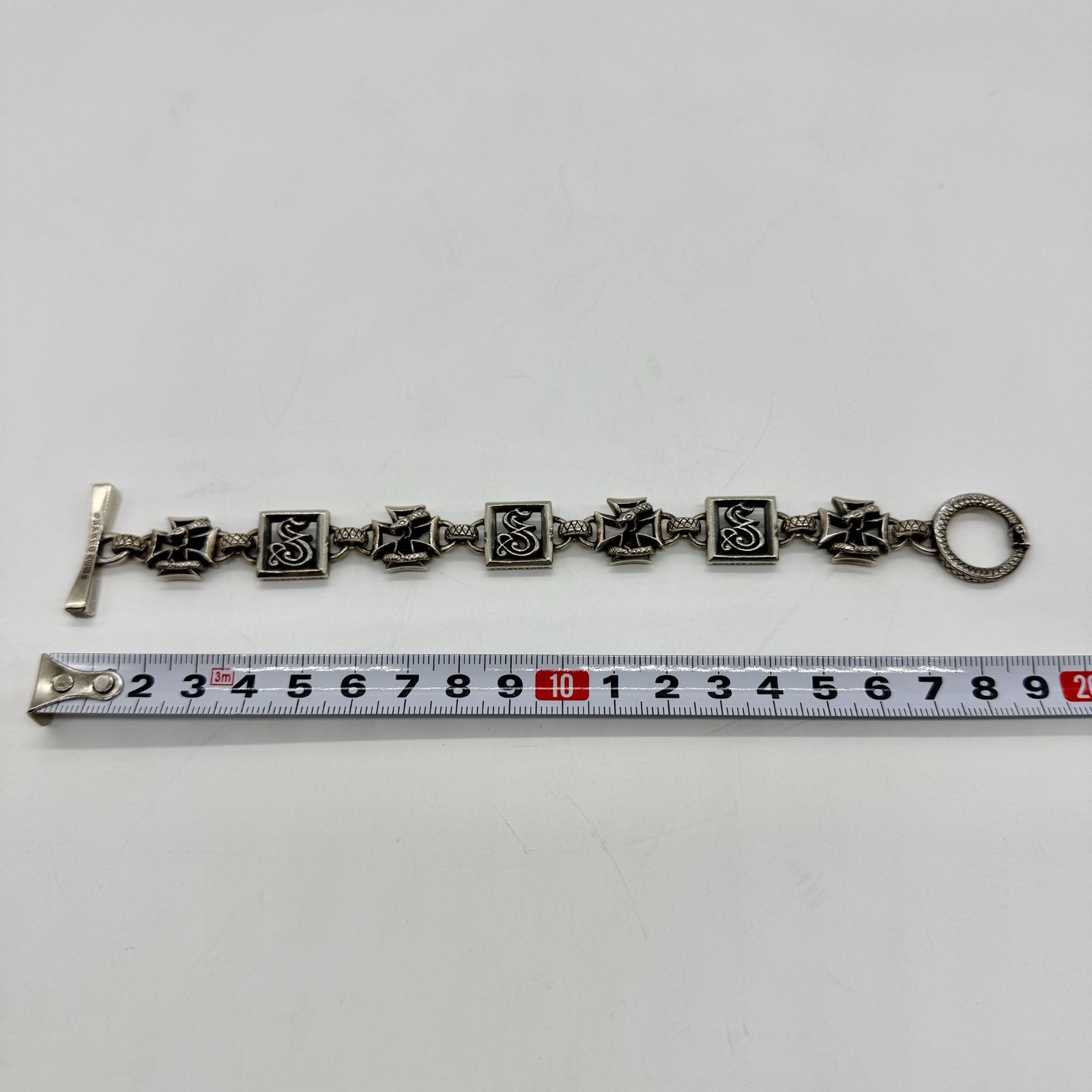 DEALDESIGN スネイキッドロウズブレス ブレスレット シルバー バイカー