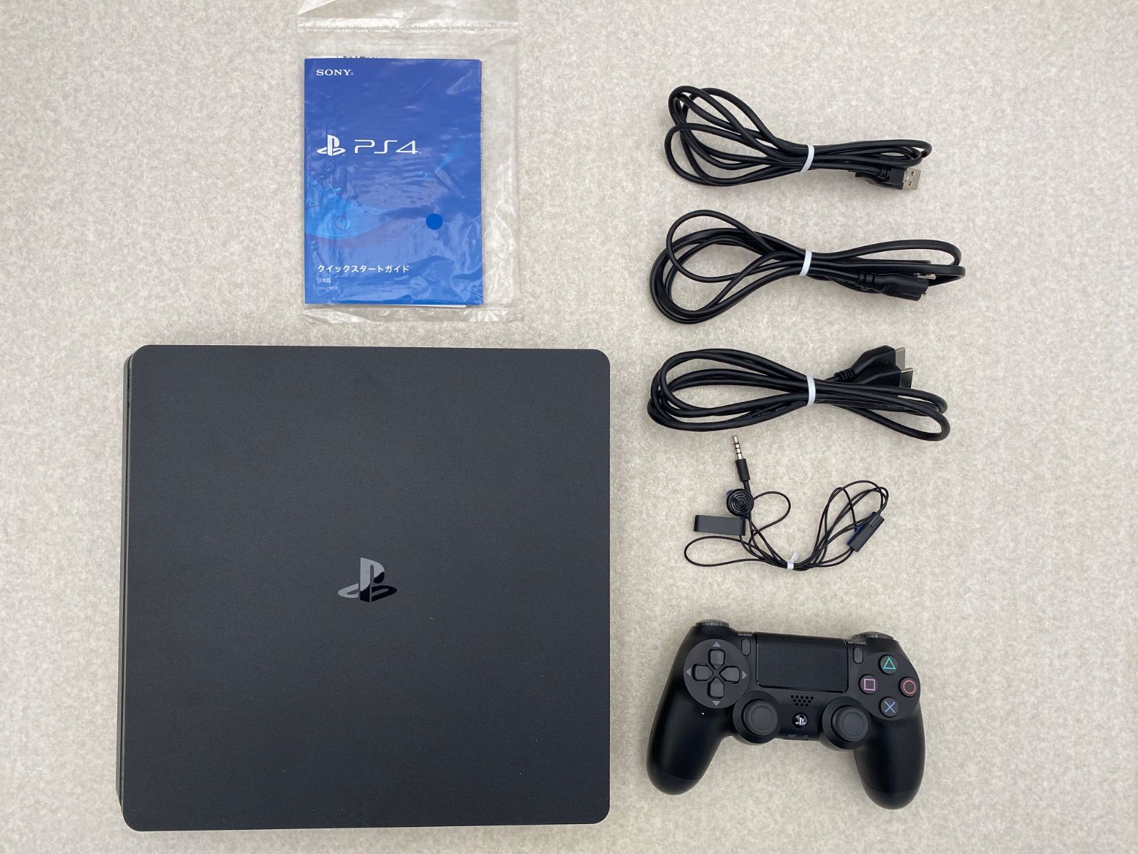 PlayStation 4 ジェット・ブラック 500GB (CUH-2200A B01) 動作品