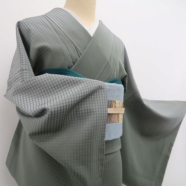 正絹 仕付け糸付