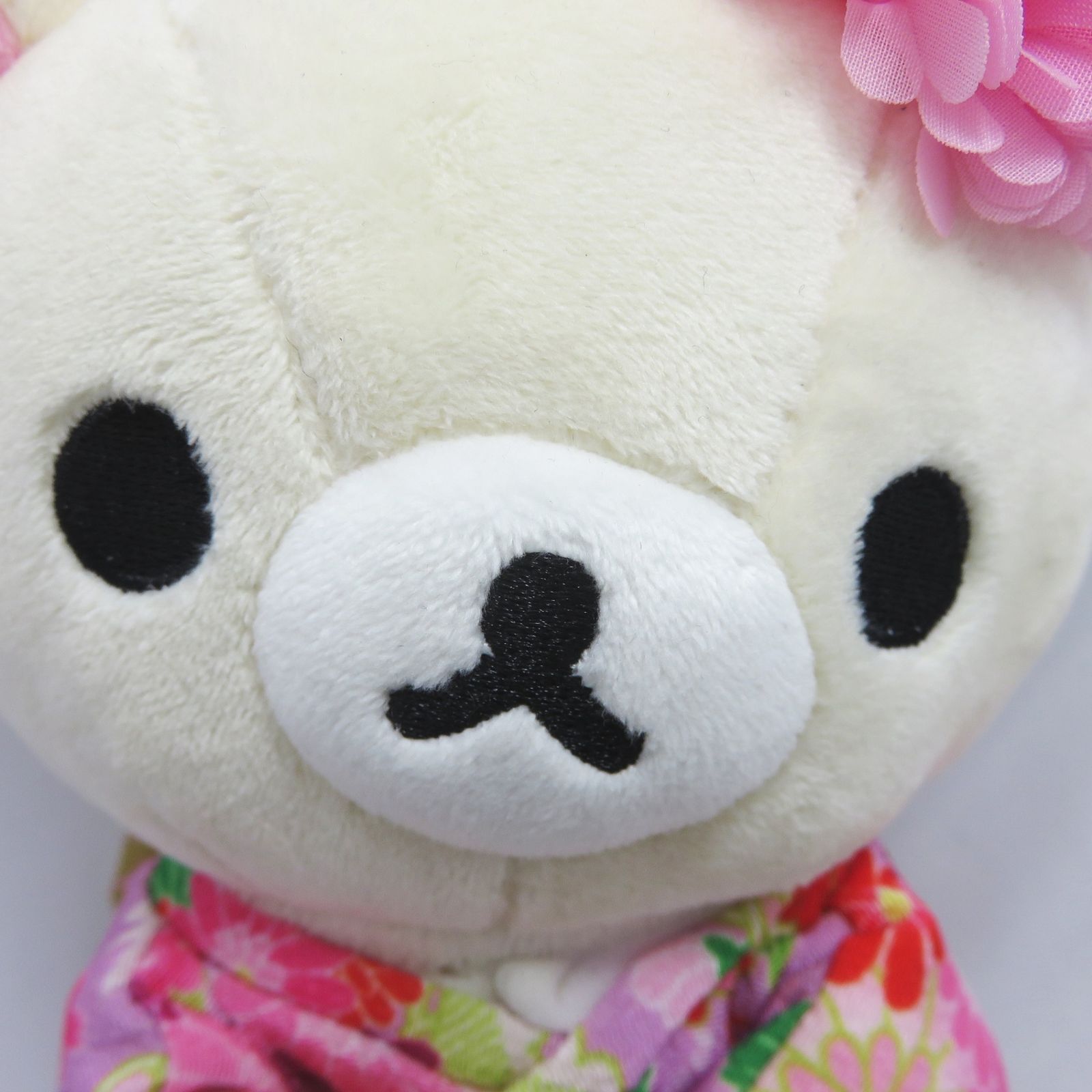レア コリラックマ 着物 あつめてぬいぐるみ ピンク花柄 18cm - メルカリ