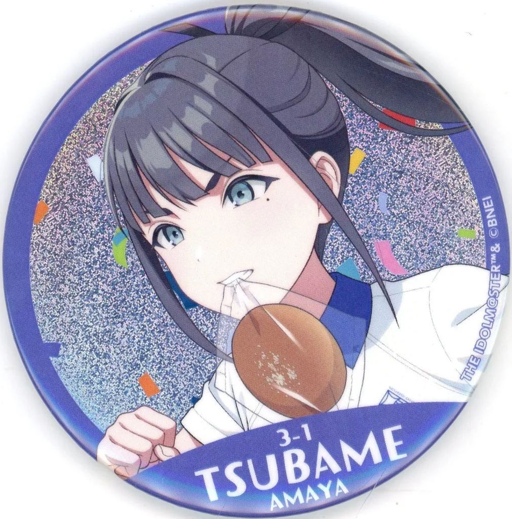 中古】バッジ・ピンズ 雨夜燕 公式φ75mmグリッター缶バッジ 「学園