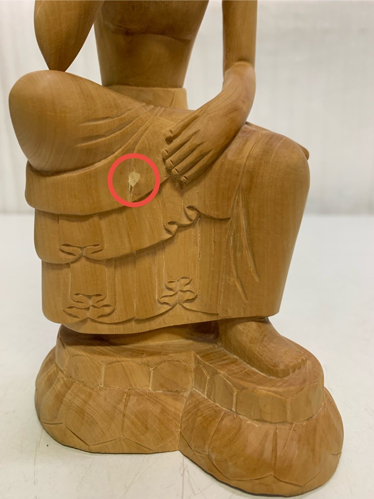 弥勒菩薩 半跏思惟像 木彫 仏像 彫刻 置物 風水 骨董 アンティーク