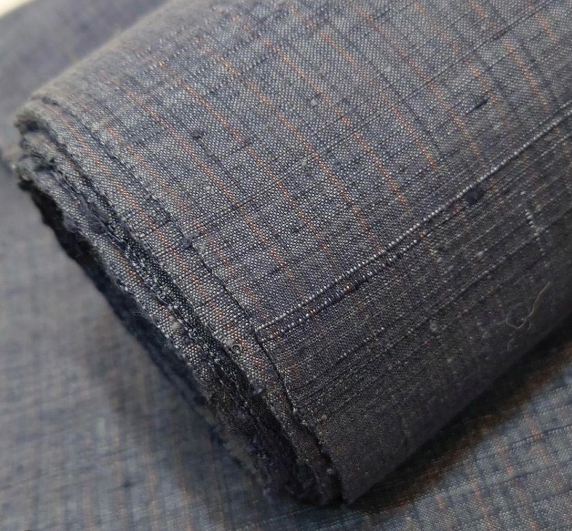 one●kimonoarisa●厳選●草木染別誂●郡上紬●佐藤幸江●反物●真綿紬●巾38cm長さ12.4m●着物帯小紋普段着紬名古屋帯洒落袋帯半幅帯