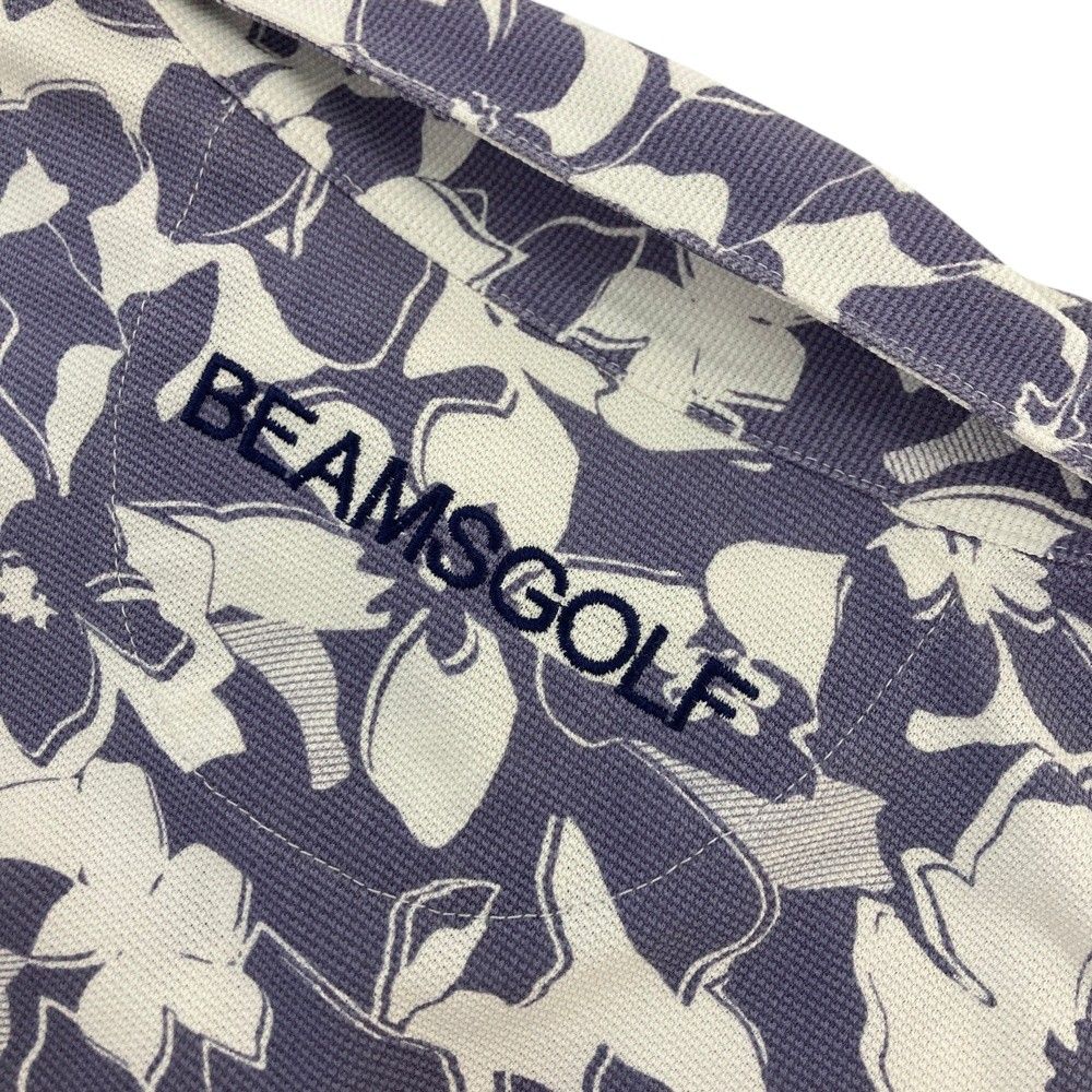 サイズ：L BEAMS GOLF ビームスゴルフ パープルレーベル 半袖