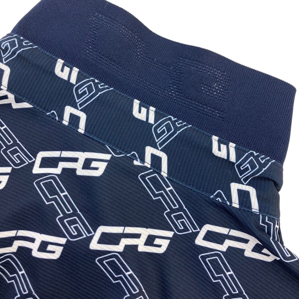 CPG GOLF ジーピージー ロゴ総柄半袖ポロシャツ サイズ2 サイズ：4 CPG GOLF シーピージーゴルフ 半袖ポロシャツ ロゴ総柄