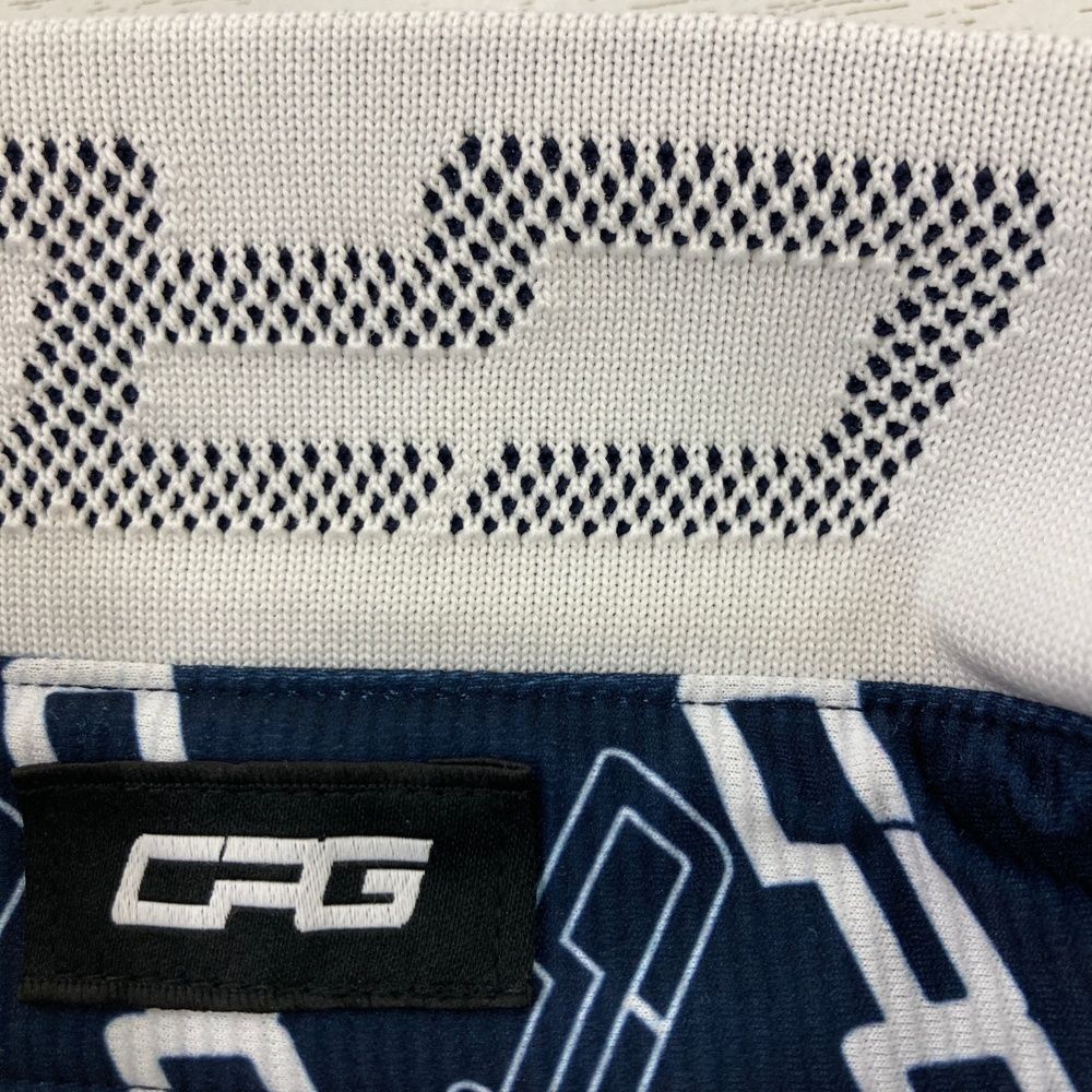 サイズ：4 CPG GOLF シーピージーゴルフ 半袖ポロシャツ ロゴ総柄