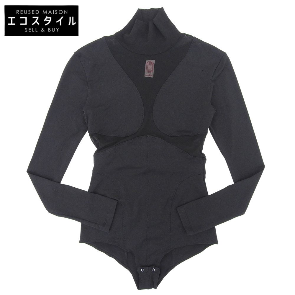 FETICO フェティコ NYLON JERSEY TURTLENECK BODYSUIT トップス レディース ブラック FTC234-0404 ―