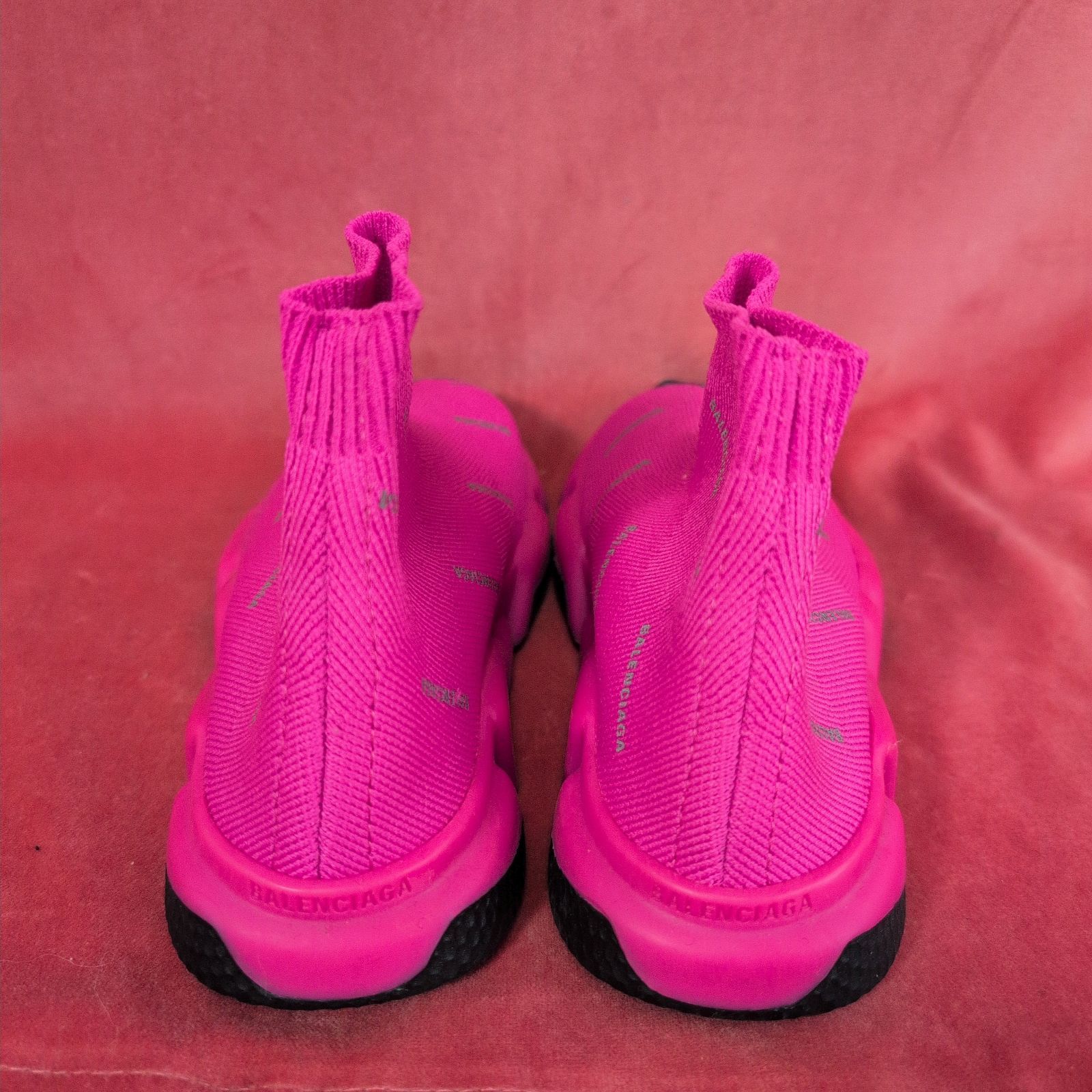 バレンシアガ ソックス オレンジ リラックマ BALENCIAGA ロゴソックス