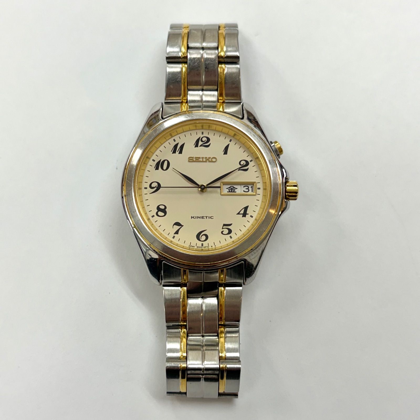 美品⭐️セイコー（SEIKO） 】 キネティック（Kinetic）ハイブリッド 