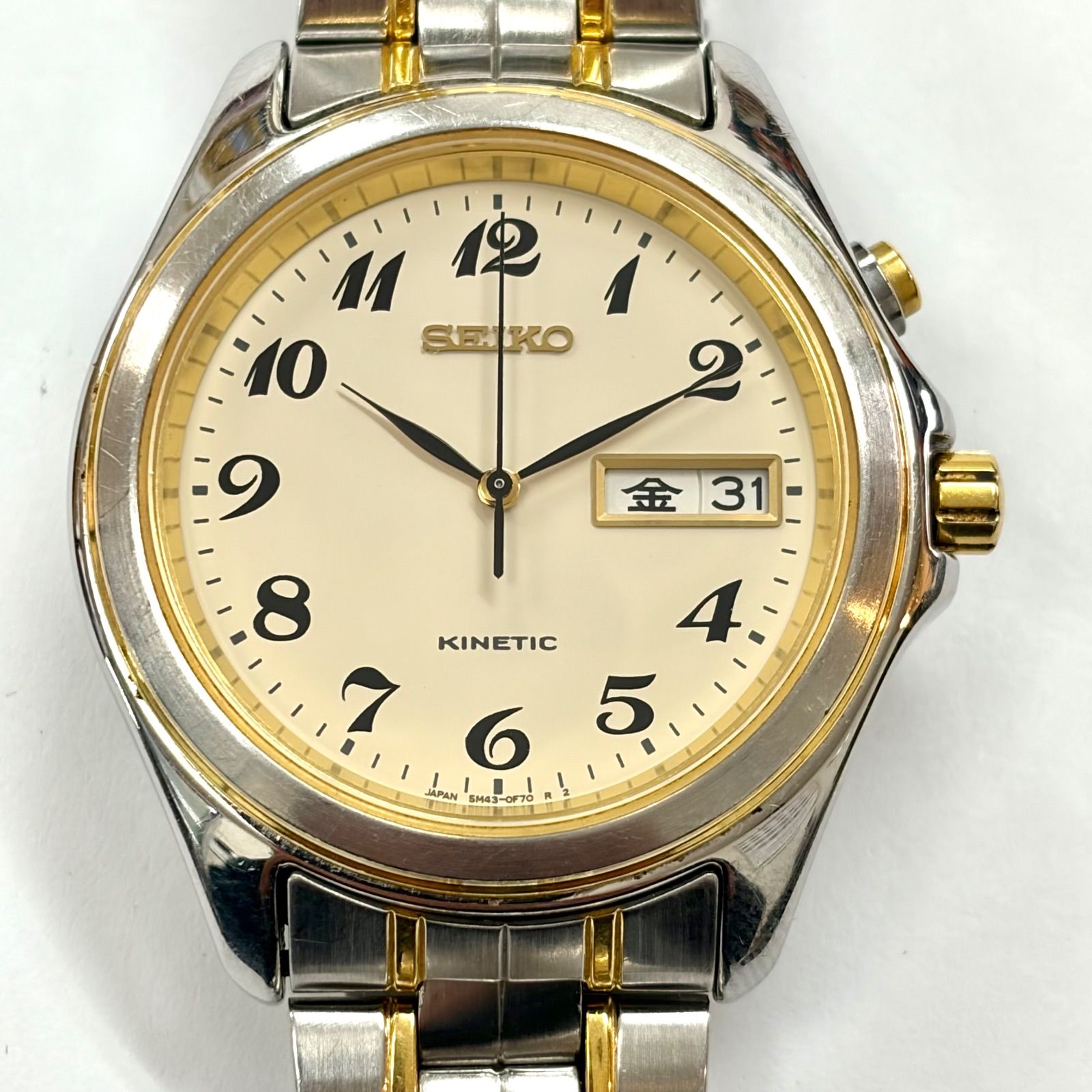 美品⭐️セイコー（SEIKO） 】 キネティック（Kinetic）ハイブリッド 