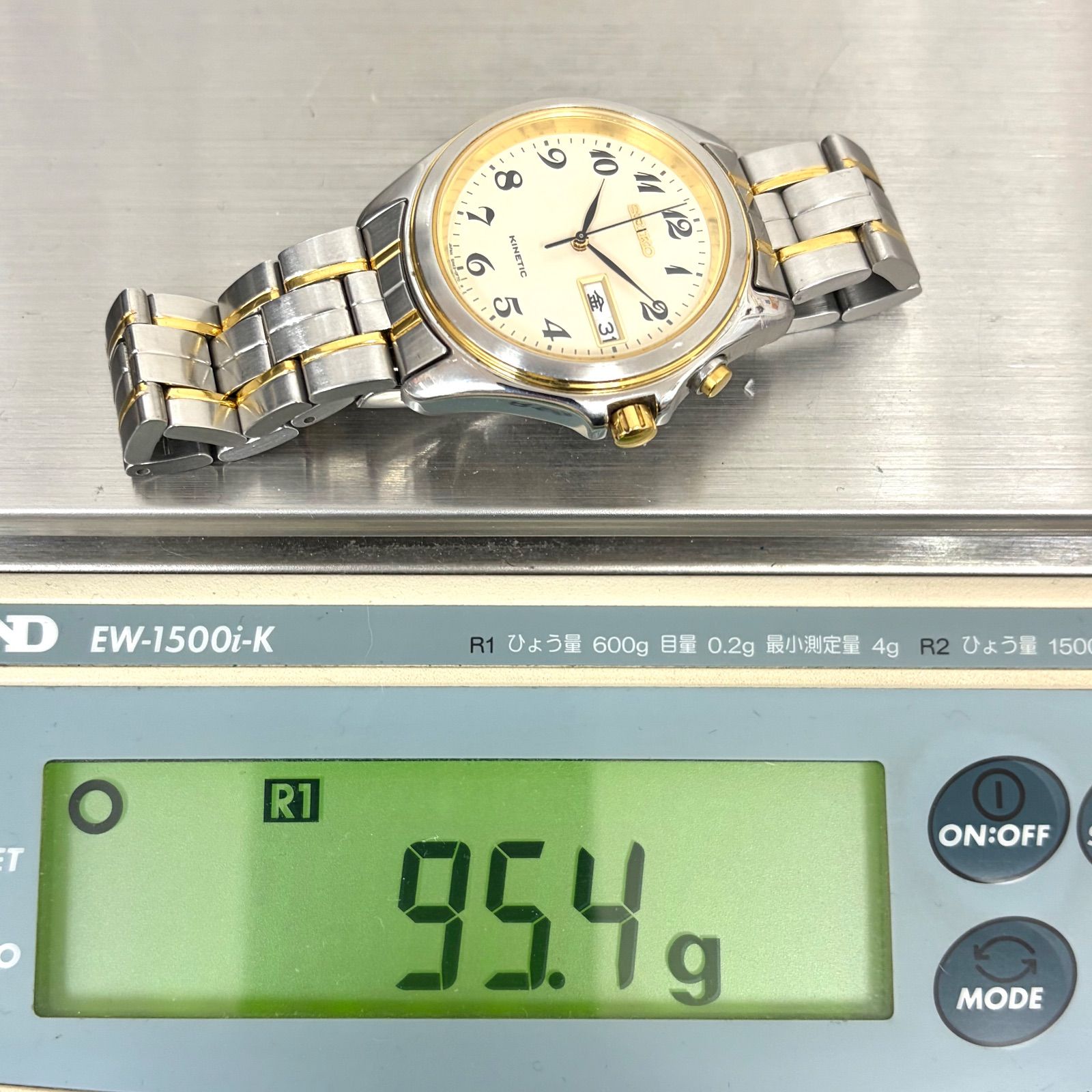 美品⭐️セイコー（SEIKO） 】 キネティック（Kinetic）ハイブリッド 