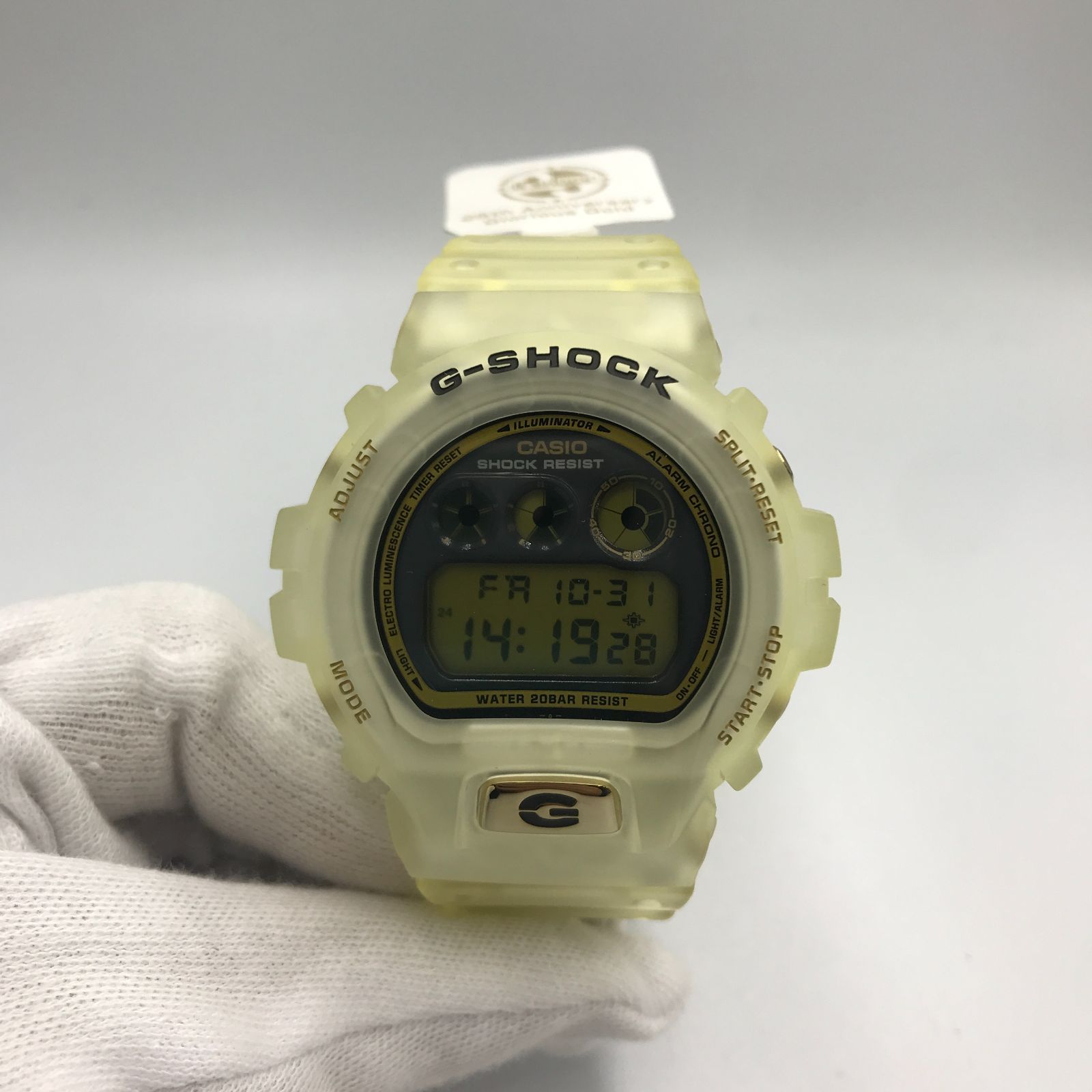  カシオ G SHOCK 腕時計 クリアベルト DW 6925 E 7 JF 箱 取扱説明書なし 腕時計(デジタル) 時計