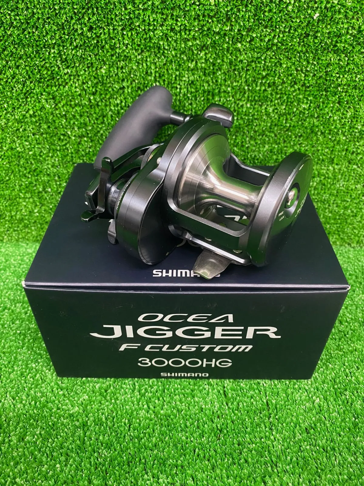 シマノ19 オシアジガー F カスタム3000HG 純正ハンドル＋ノブ80/92 オシアジガー F カスタム | 両軸（オフショア/船/石鯛 大型） | リール
