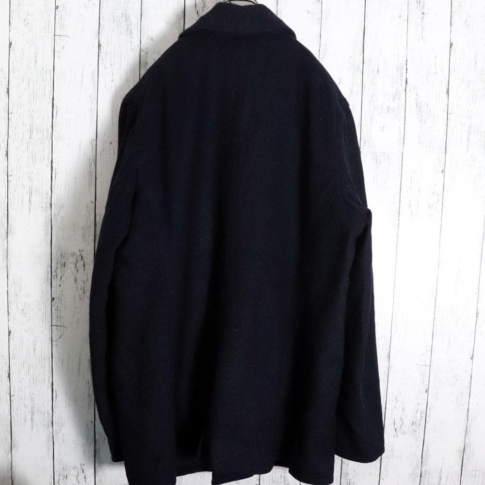 00s OLDNAVY オールドネイビー メルトンウール ピーコート 濃紺 00s OLDNAVY オールドネイビー メルトンウール ピーコート 濃紺 - メルカリ