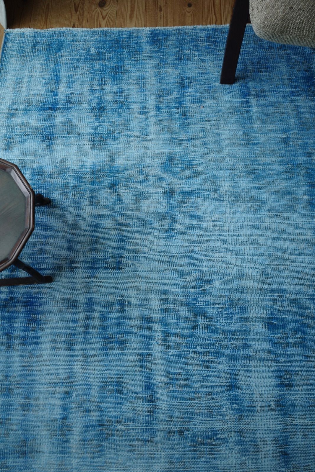 【訳アリ】トルコ ヴィンテージラグ A102 レア インディゴブルー レッド 訳アリ】トルコ ヴィンテージラグ A102 レア インディゴブルー レッド