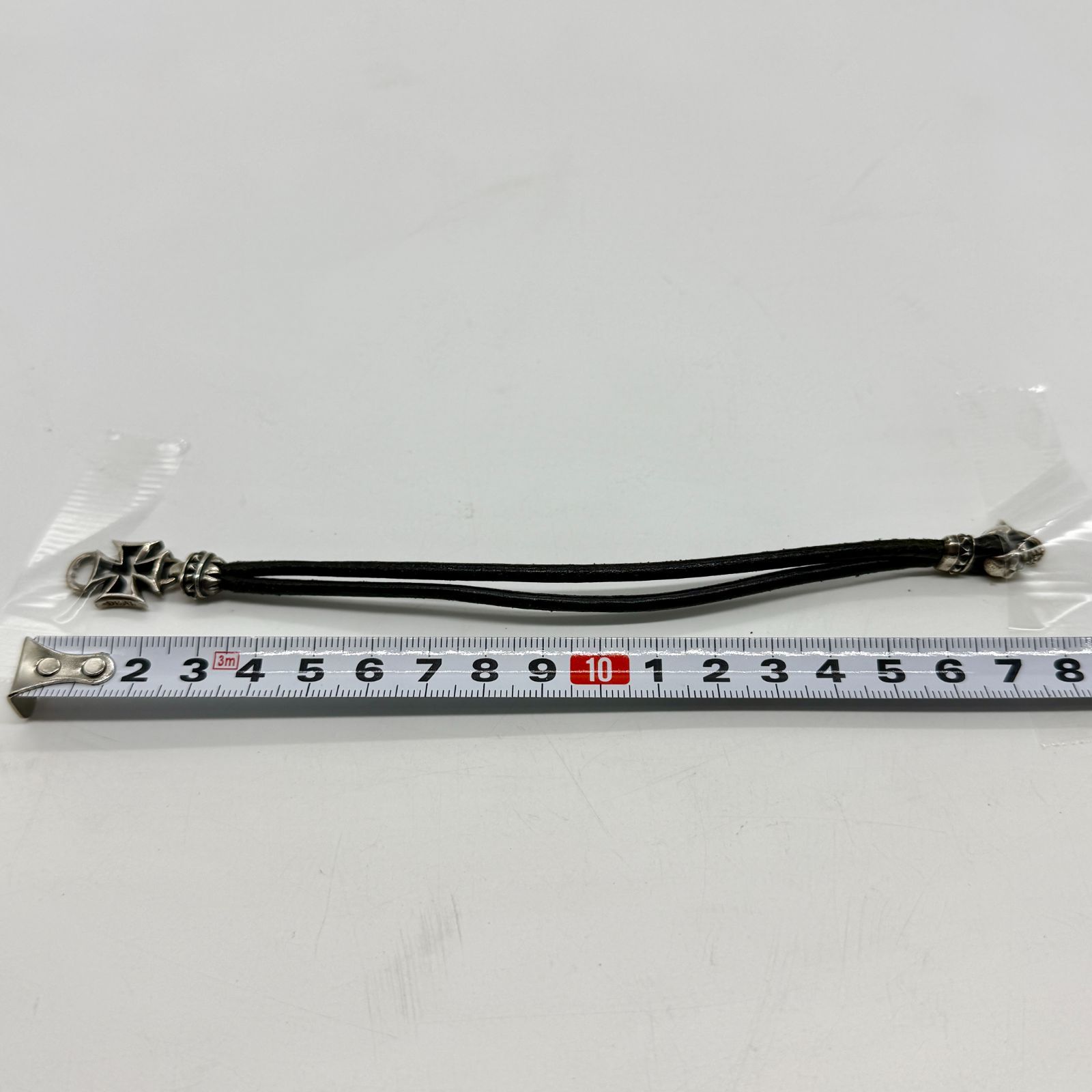 DEALDESIGN ディールデザイン ファングドスカルブレス メンズレザー